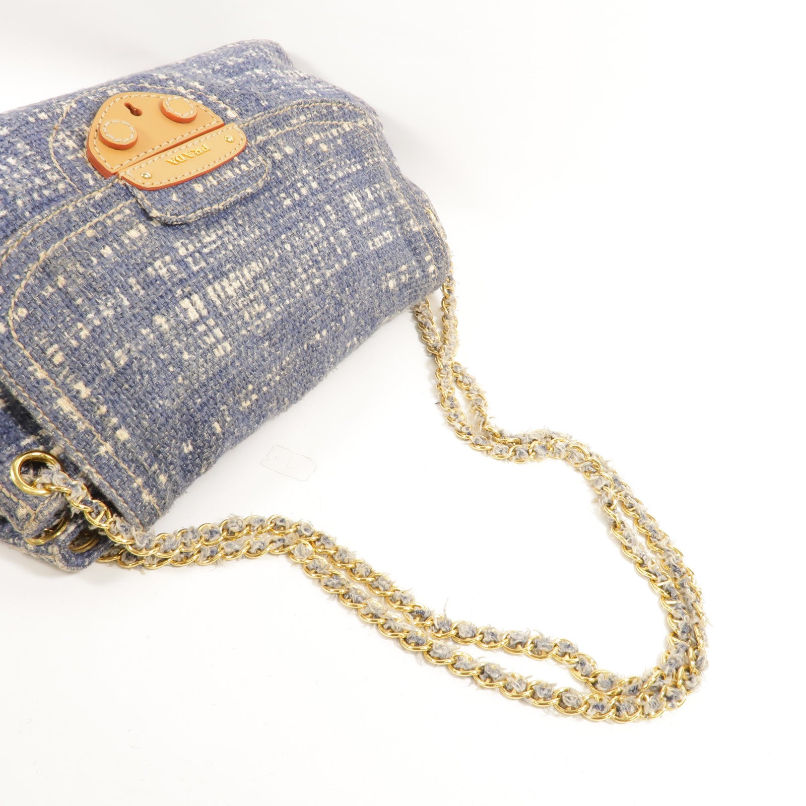 PRADA Tweed Shoulder Bag肩背袋
