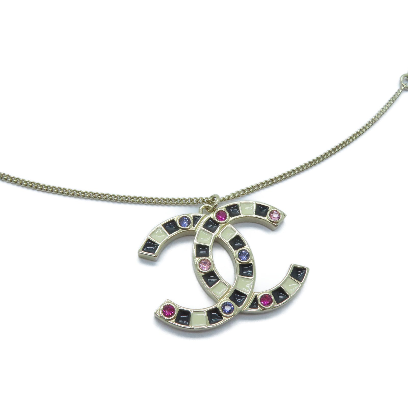 CHANEL 【激減優惠】金屬Necklace項鍊彩色/金色