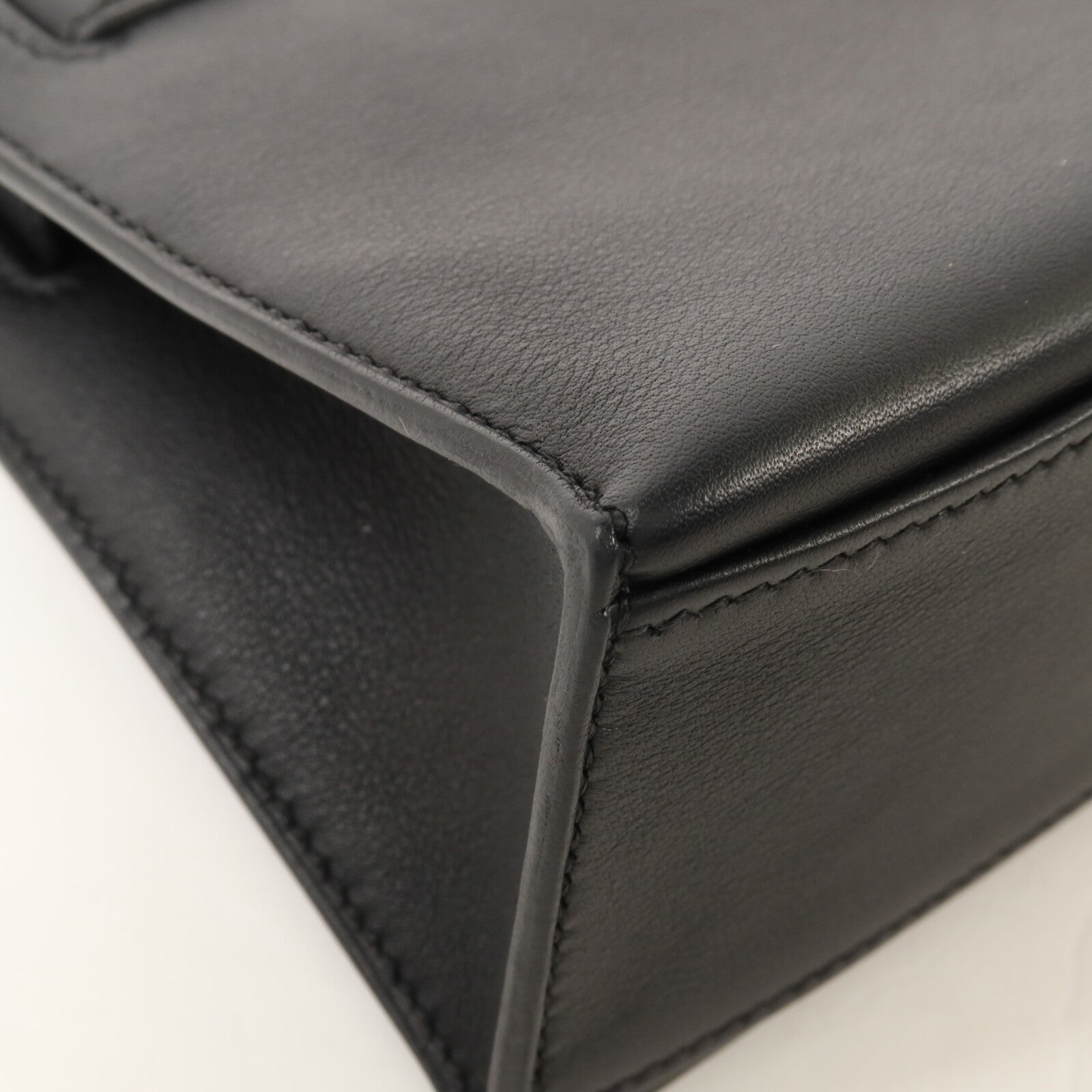 HERMES Swift皮革Kelly Pochette手挽袋Noir