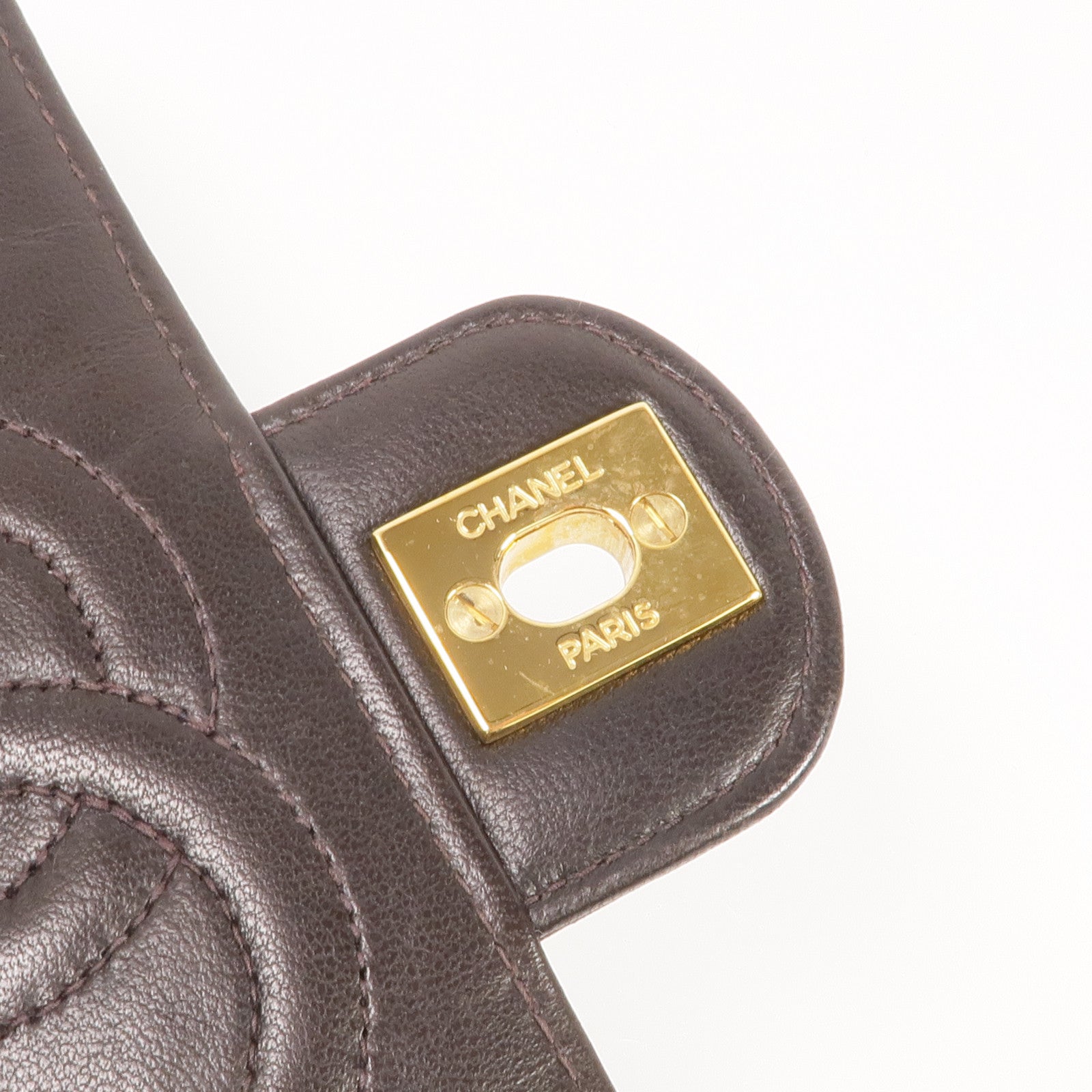 CHANEL 羊皮皮革Vintage Mini Flap Bag金扣鏈帶肩背袋