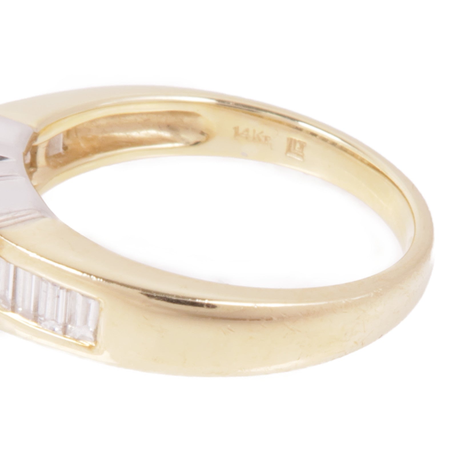 JEWELRY 【激減優惠】14K黃金Diamond Ring鑽石戒指US#7