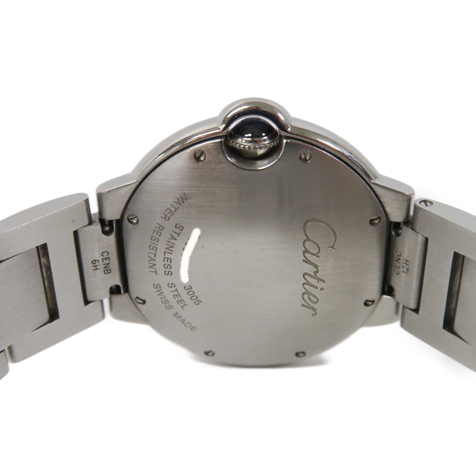 CARTIER Ballon Bleu 36mm不鏽鋼石英機芯白色