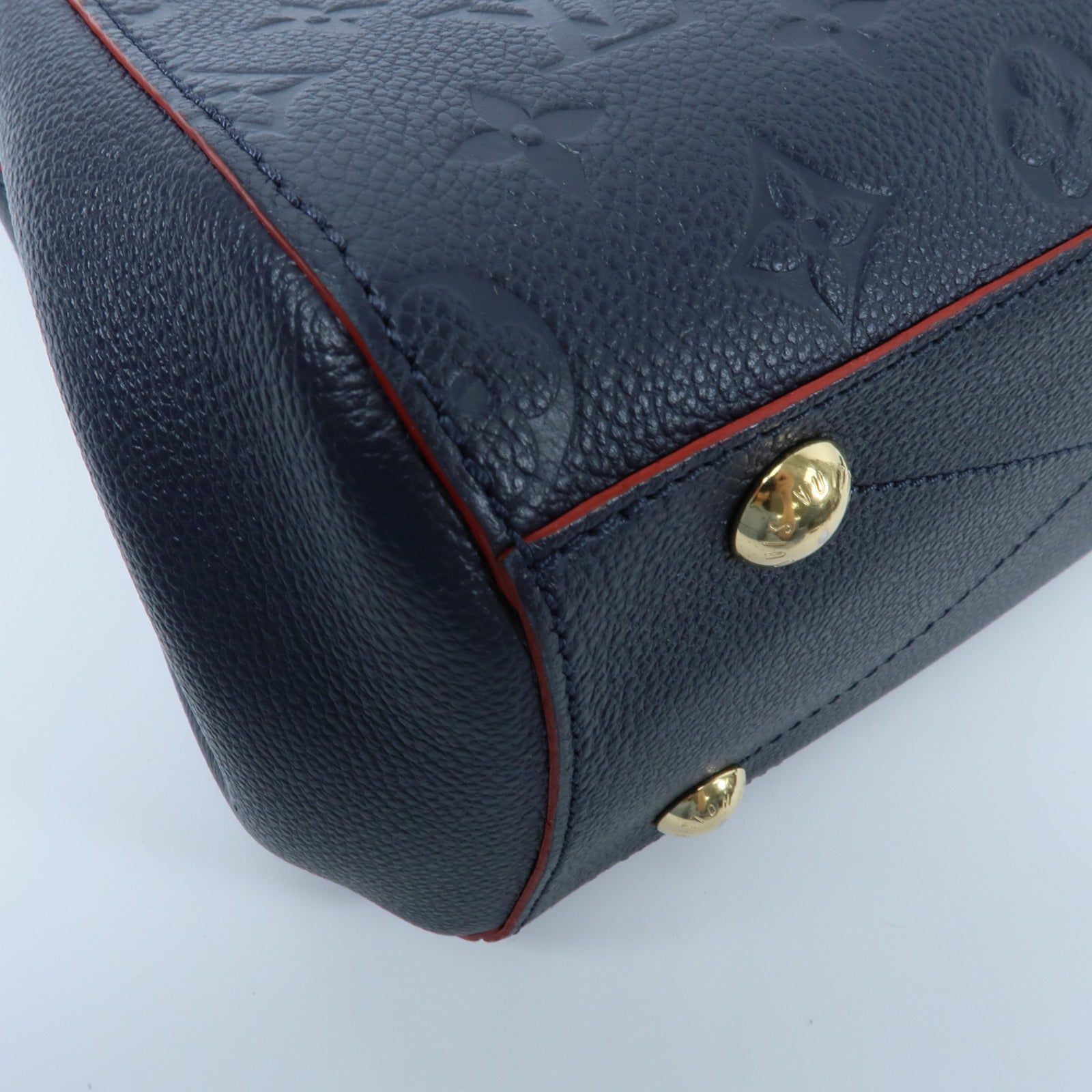 LOUIS VUITTON Monogram Empreinte Montaigne BB手挽肩背兩用袋