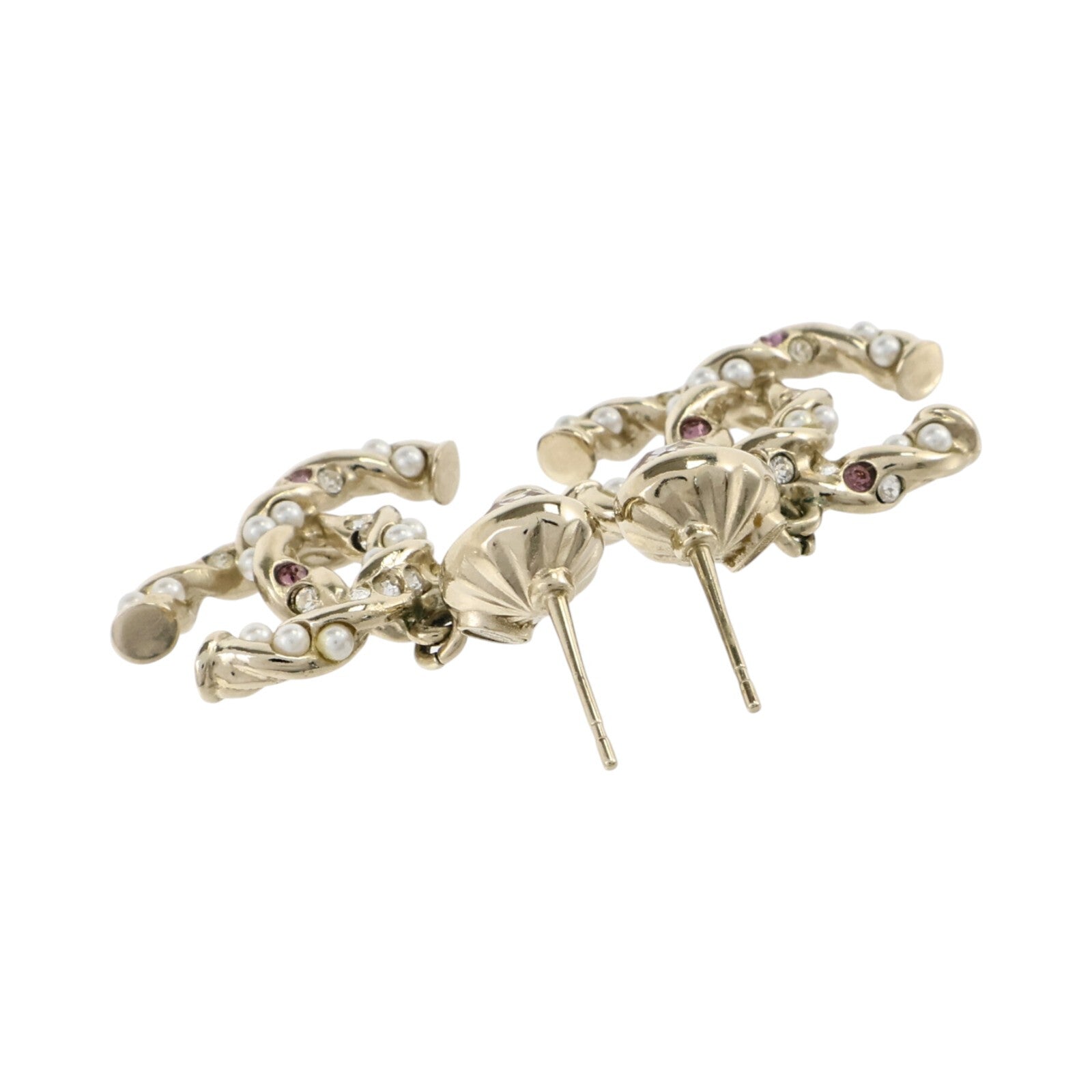 CHANEL 金屬/PVC Earrings耳環