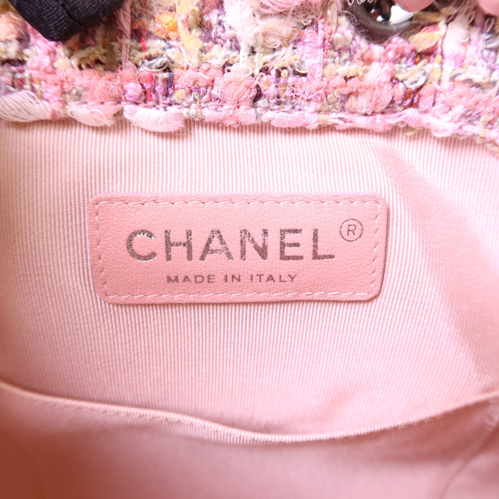 CHANEL 斜紋軟呢Gabrielle Backpack背包