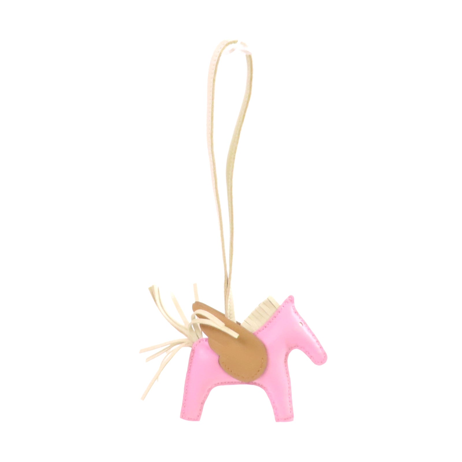 HERMES Swift皮革Rodeo Pegase Charm掛飾X9 Mauve Sylvestre/錦葵紫色