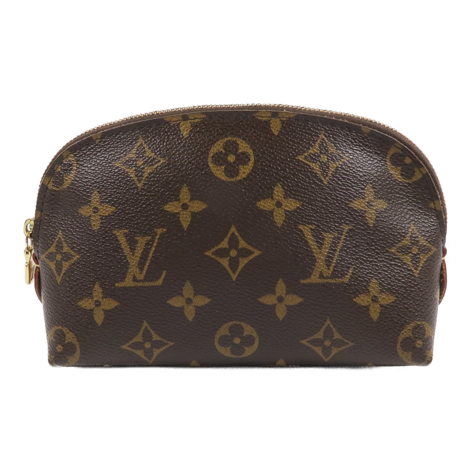 LOUIS VUITTON Monogram Cosmetic Pouch手拿包棕色