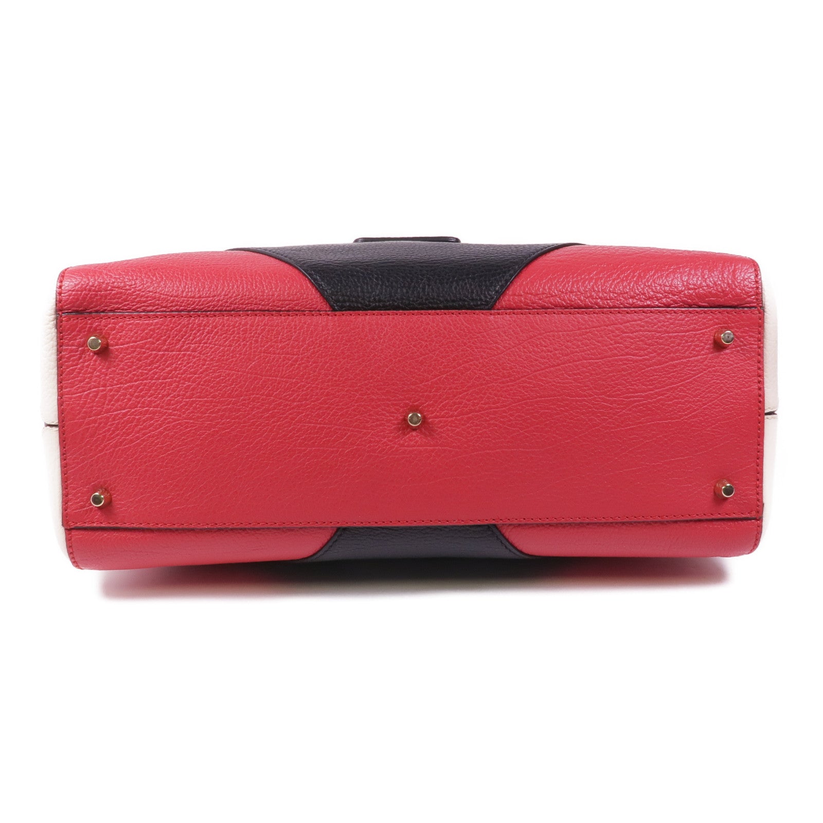 Furla 牛皮皮革2 Way Shoulder金扣手挽肩背兩用袋