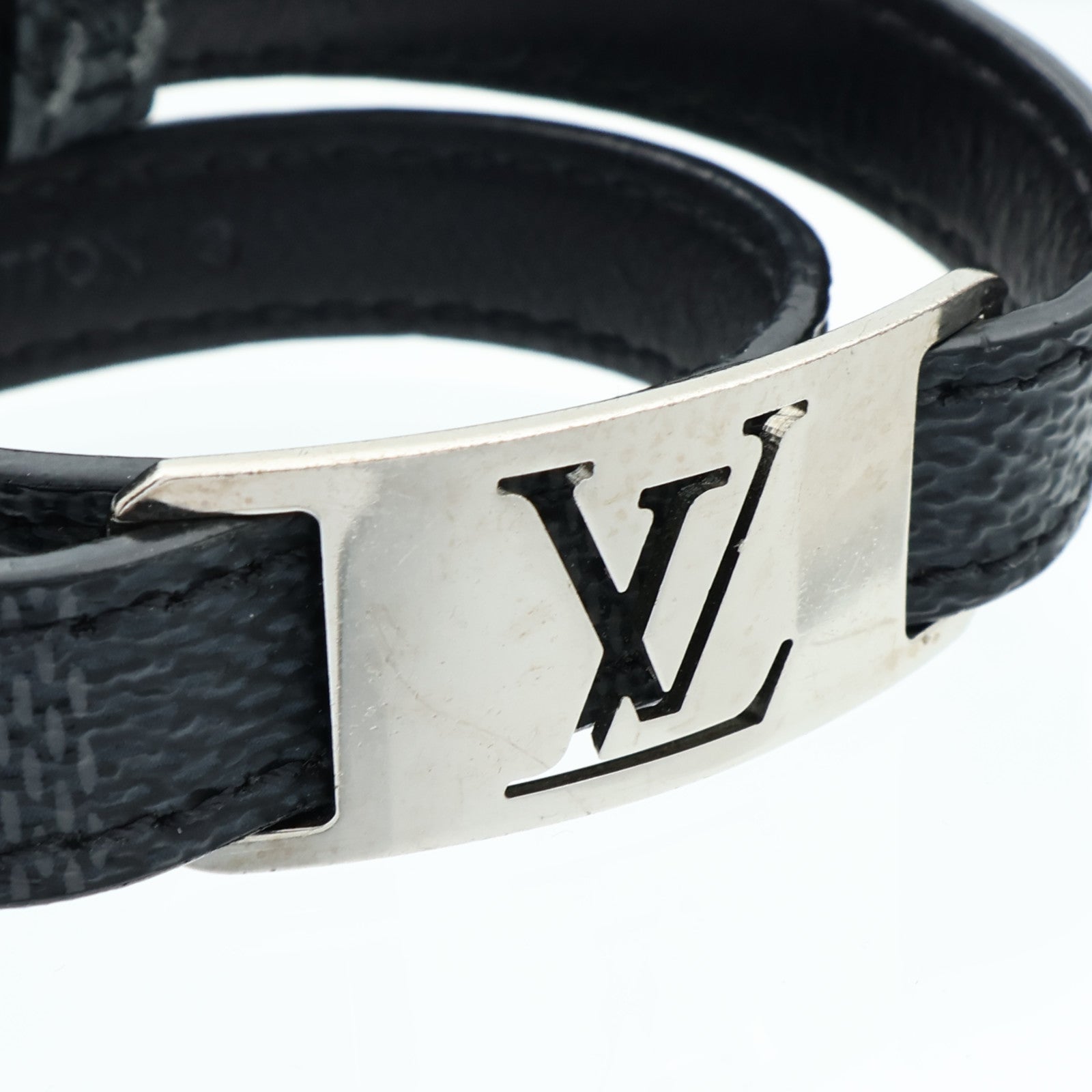 LOUIS VUITTON 【激減優惠】Damier Graphite Sign It Bracelet銀扣手鏈