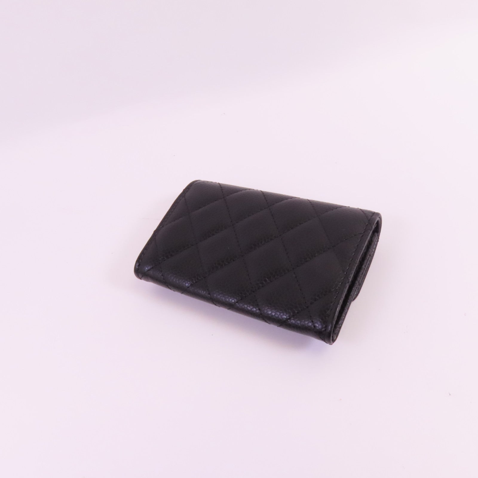 CHANEL 牛皮皮革Card Holder金扣卡套