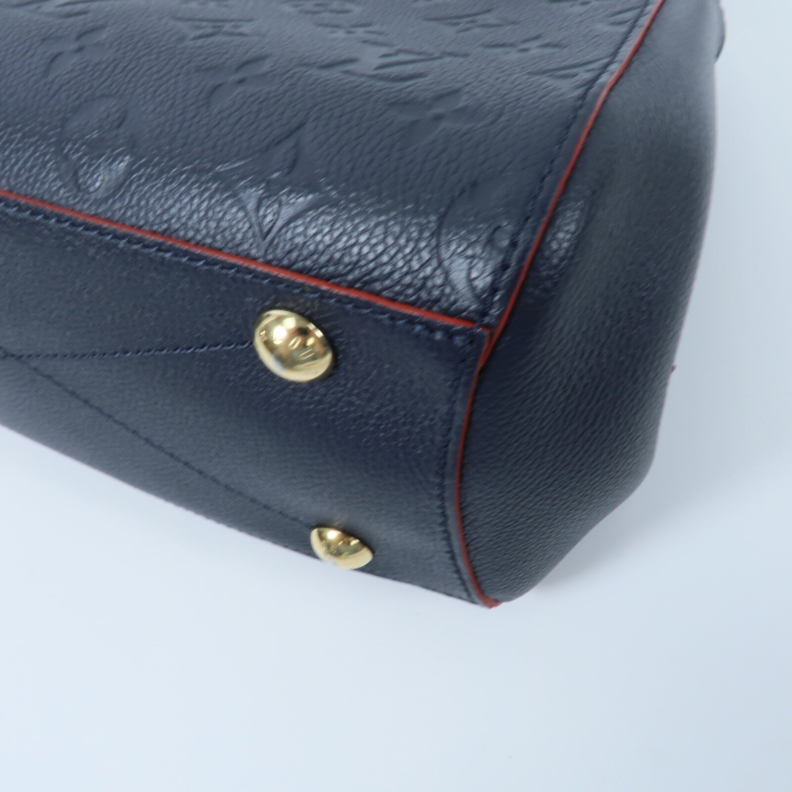 LOUIS VUITTON Monogram Empreinte Montaigne BB手挽肩背兩用袋