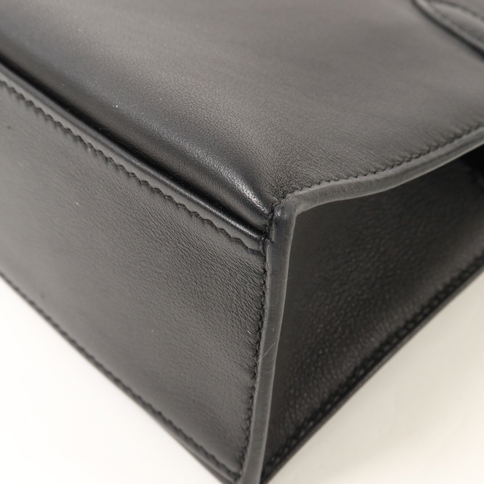 HERMES Swift皮革Kelly Pochette手挽袋Noir