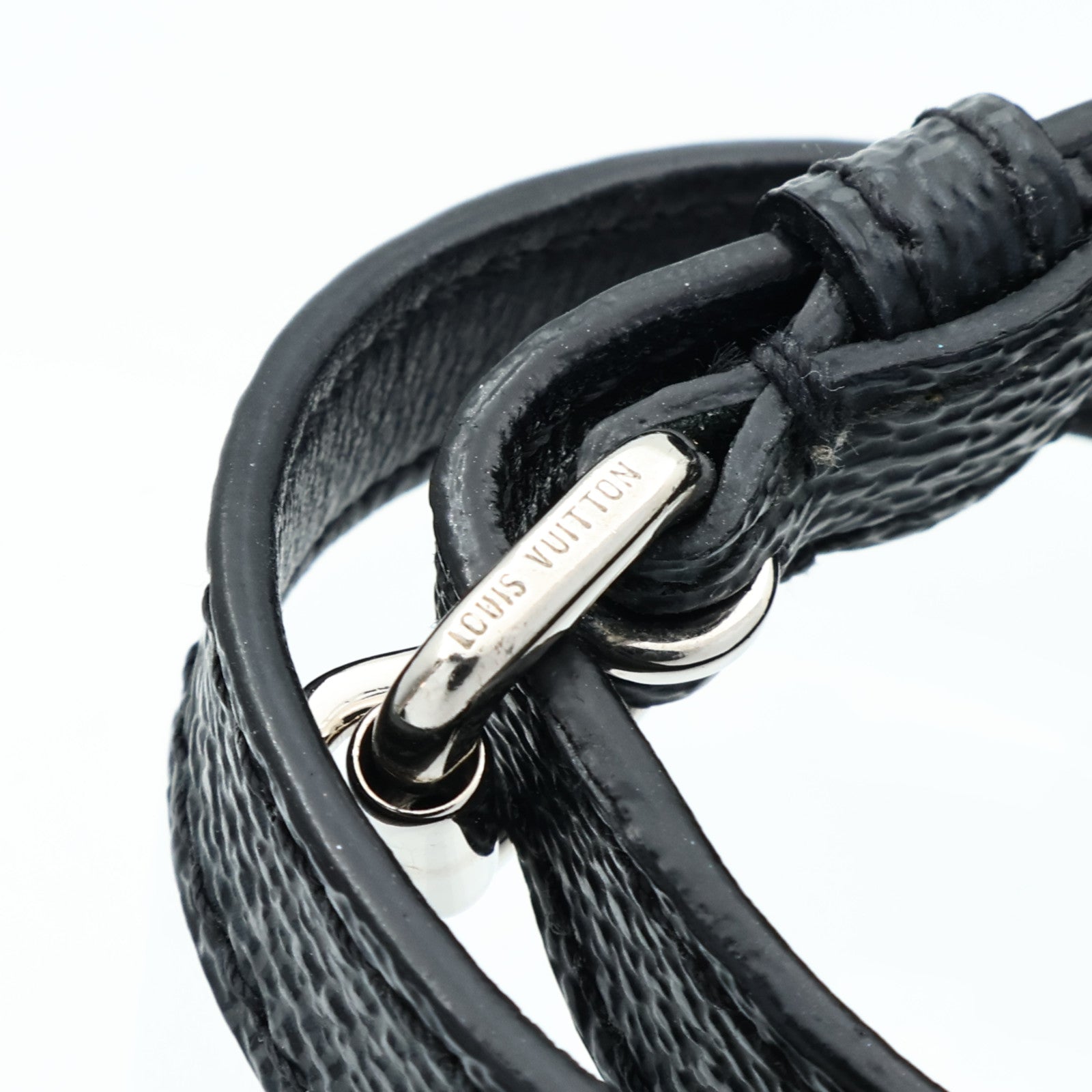 LOUIS VUITTON 【激減優惠】Damier Graphite Sign It Bracelet銀扣手鏈