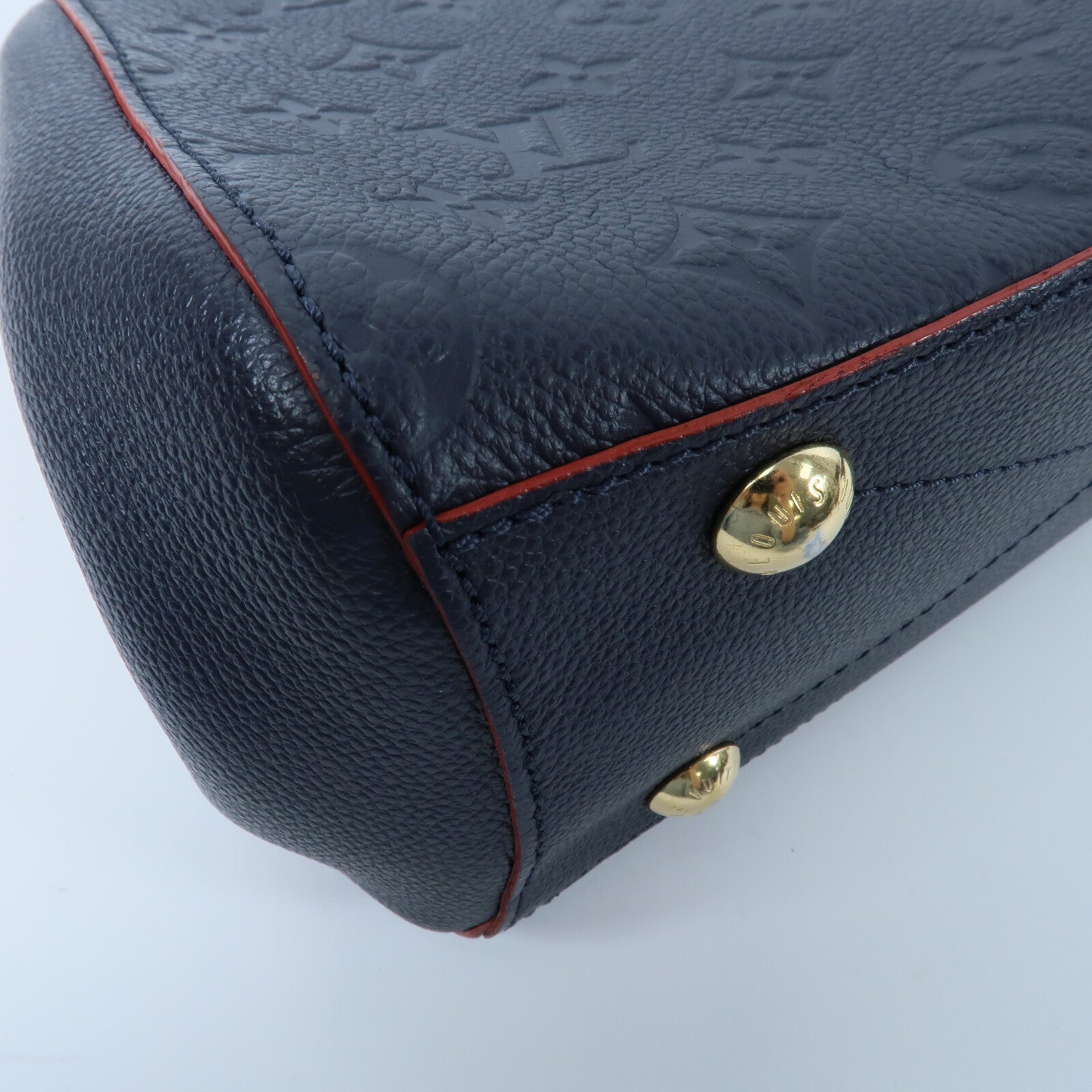 LOUIS VUITTON Monogram Empreinte Montaigne BB手挽肩背兩用袋