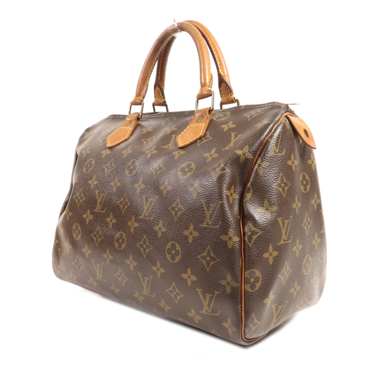LOUIS VUITTON Monogram Speedy 30金扣手挽袋
