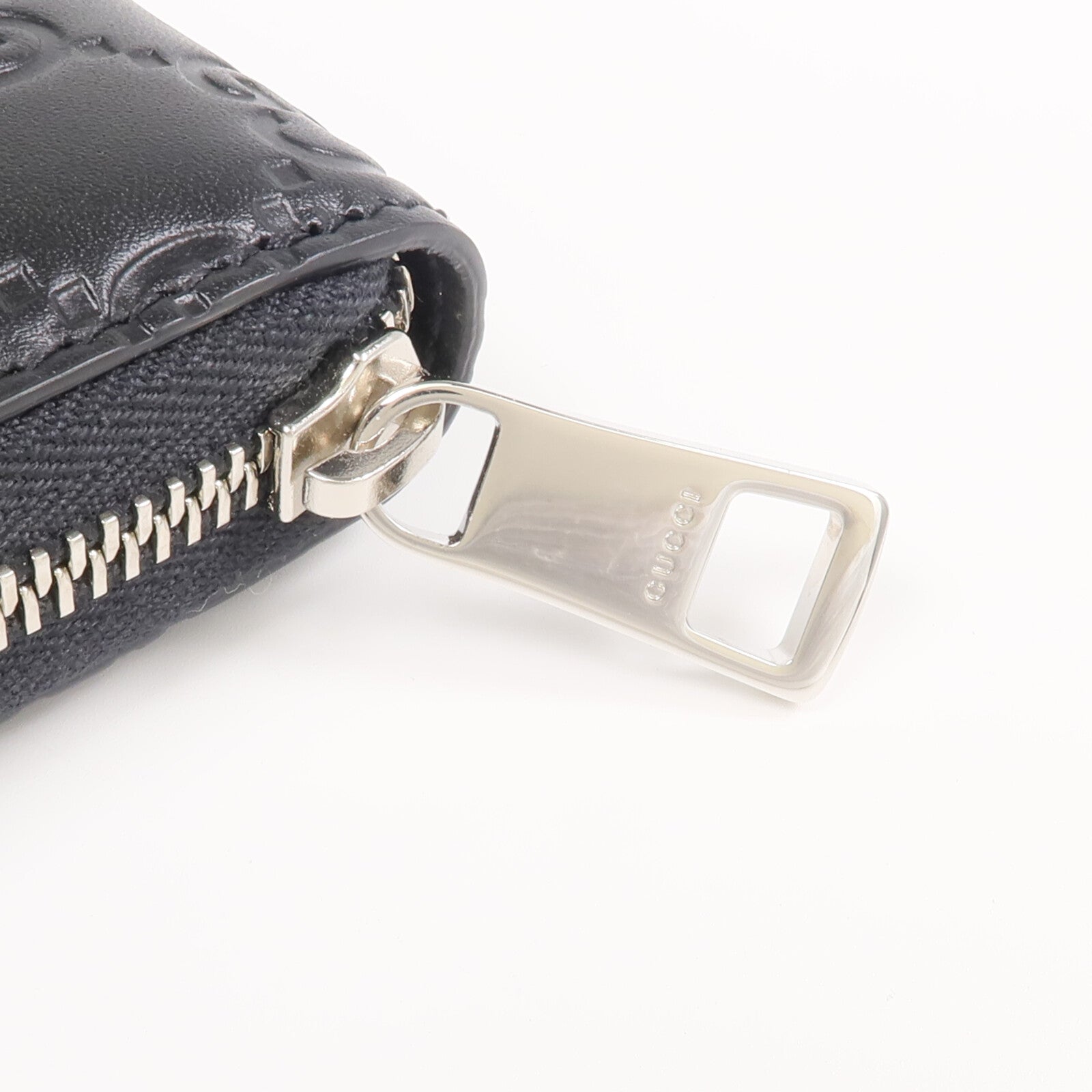 GUCCI 牛皮皮革Long wallet銀扣長錢包