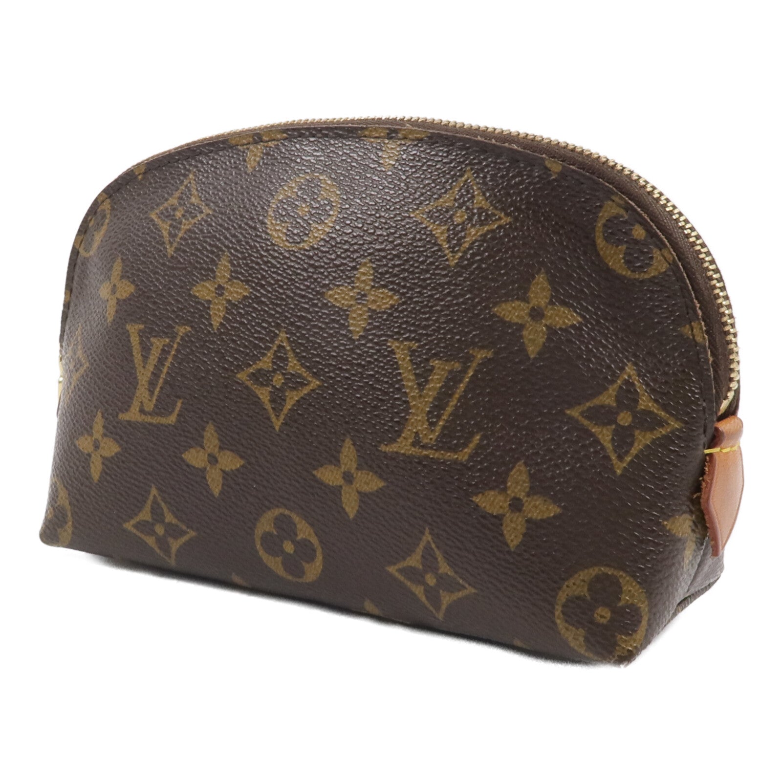 LOUIS VUITTON Monogram Cosmetic Pouch手拿包棕色