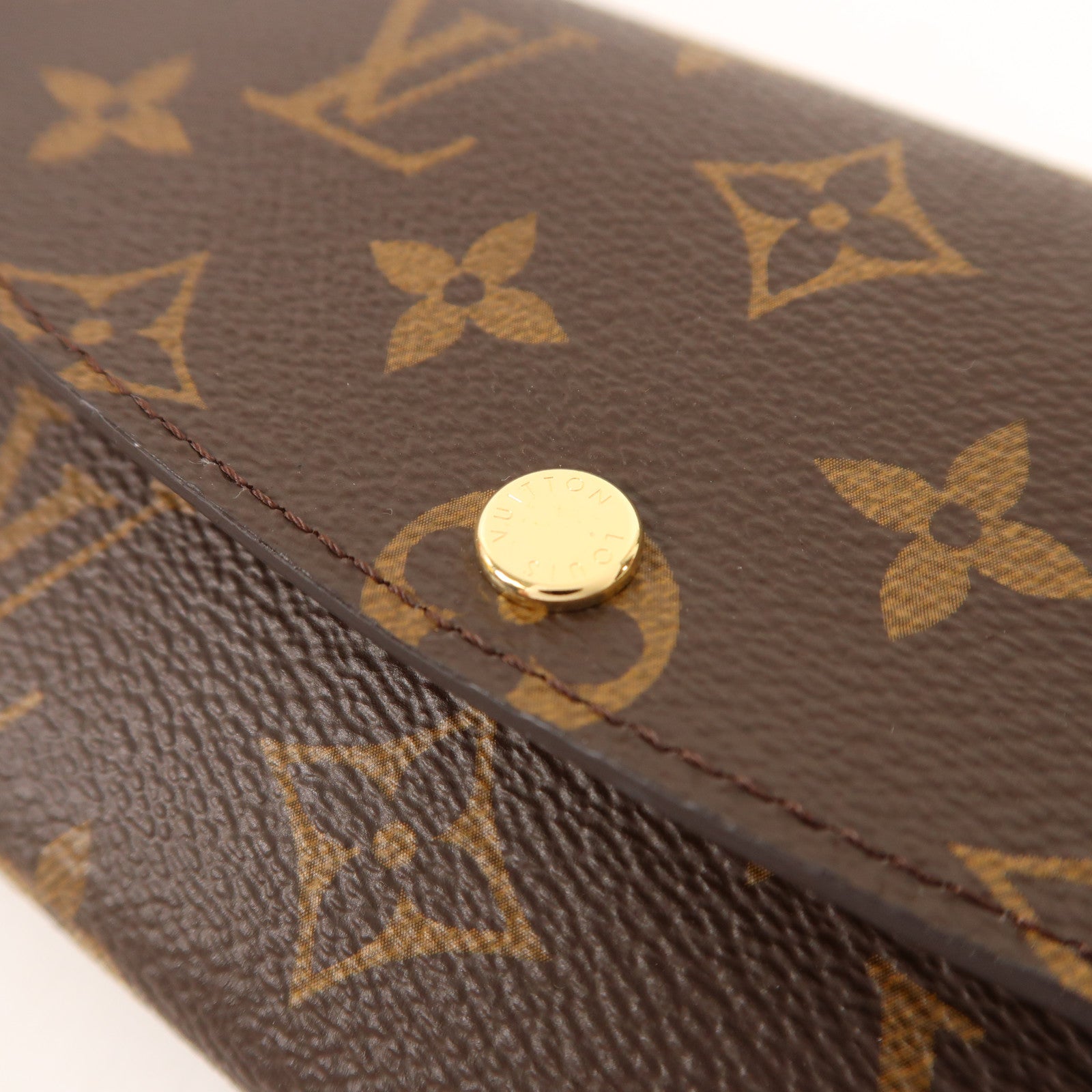 LOUIS VUITTON Monogram Emilie Long Wallet金扣長錢包