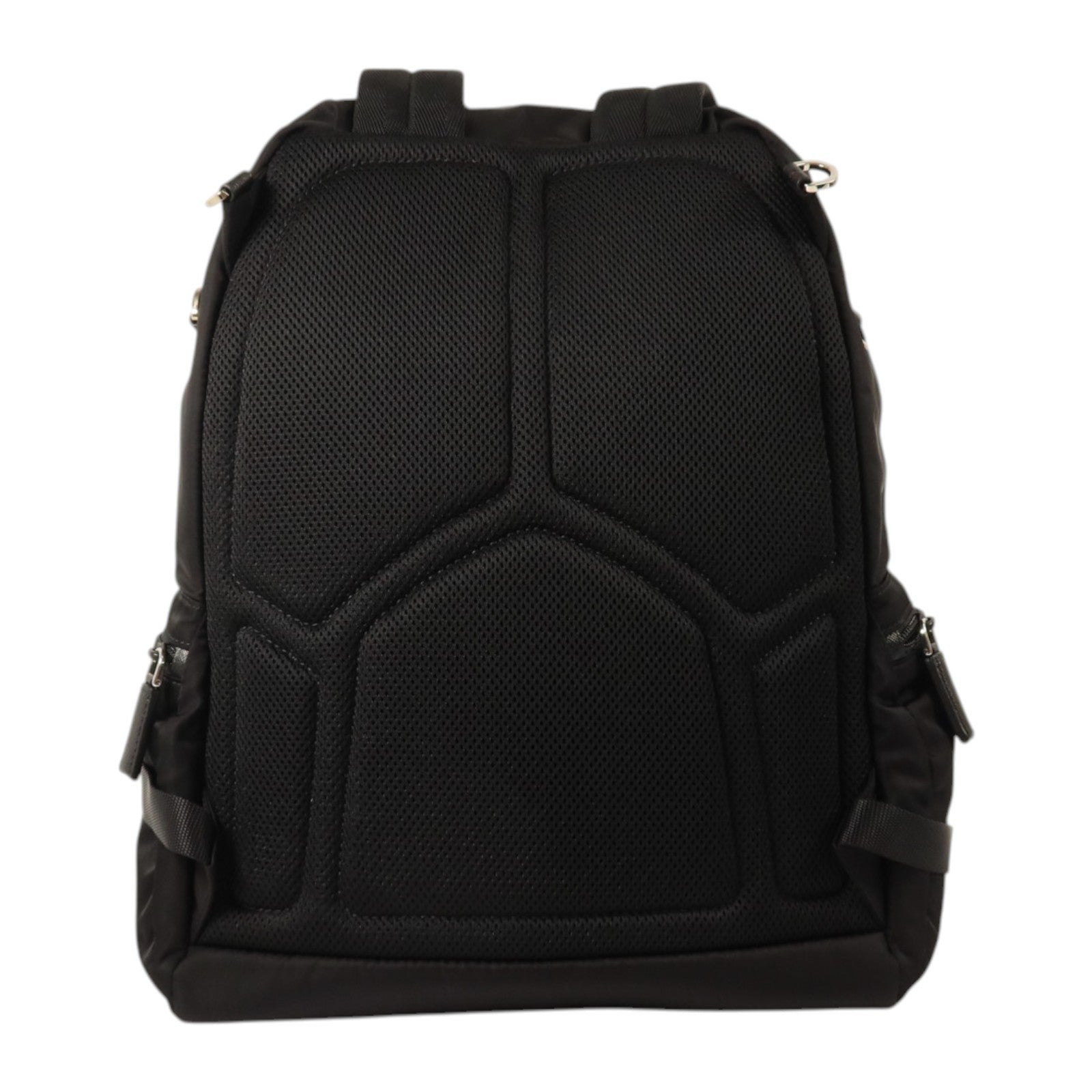 PRADA 尼龍Backpack銀扣背包