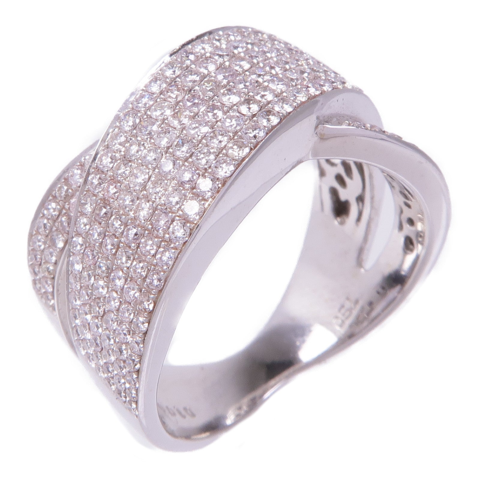 JEWELRY 【激減優惠】18K白金Diamond Ring鑽石戒指US#6.5