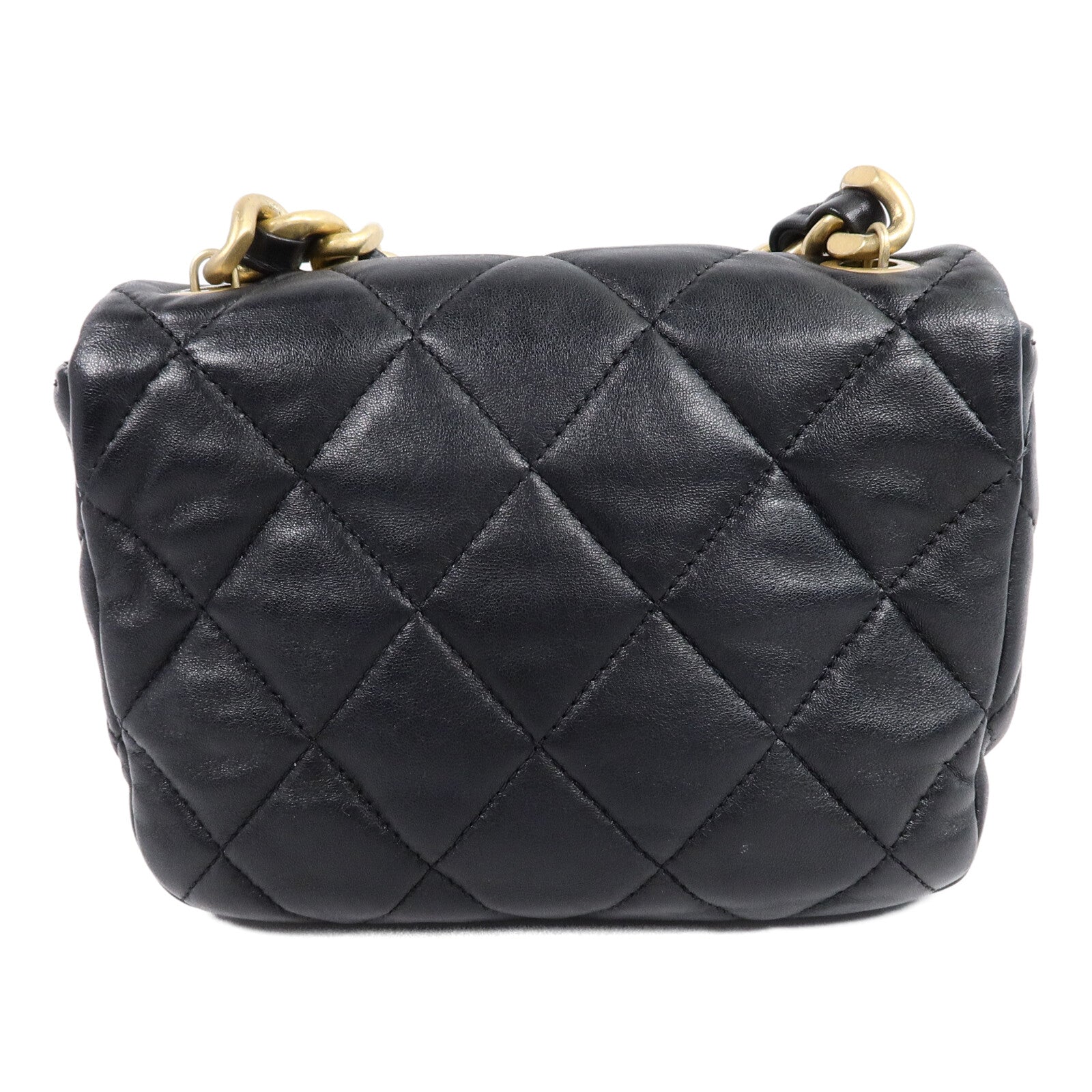 CHANEL 羊皮皮革Chain Shoulder Bag鏈帶肩背袋