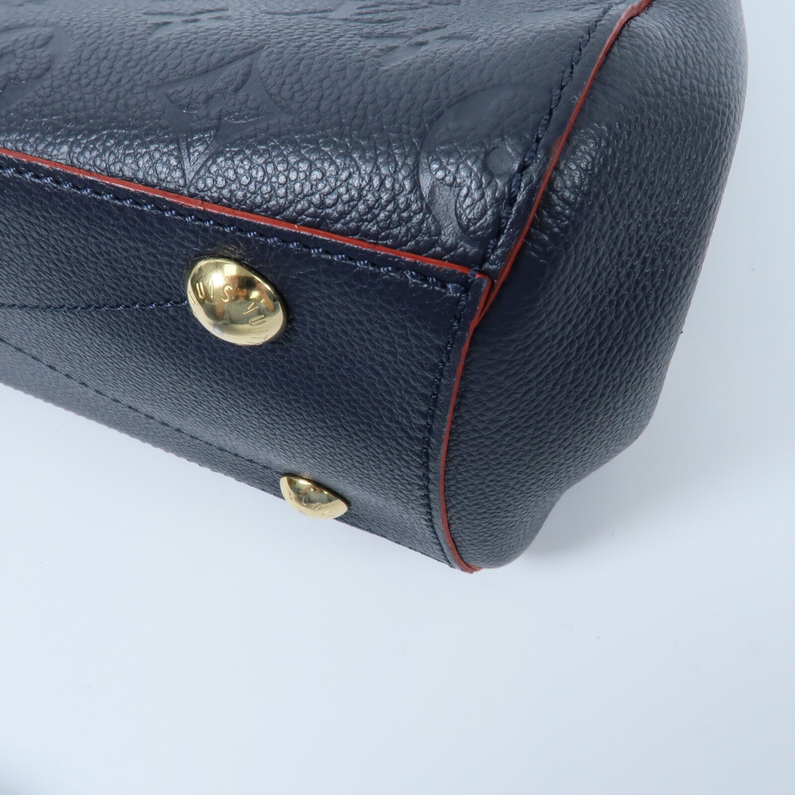 LOUIS VUITTON Monogram Empreinte Montaigne BB手挽肩背兩用袋