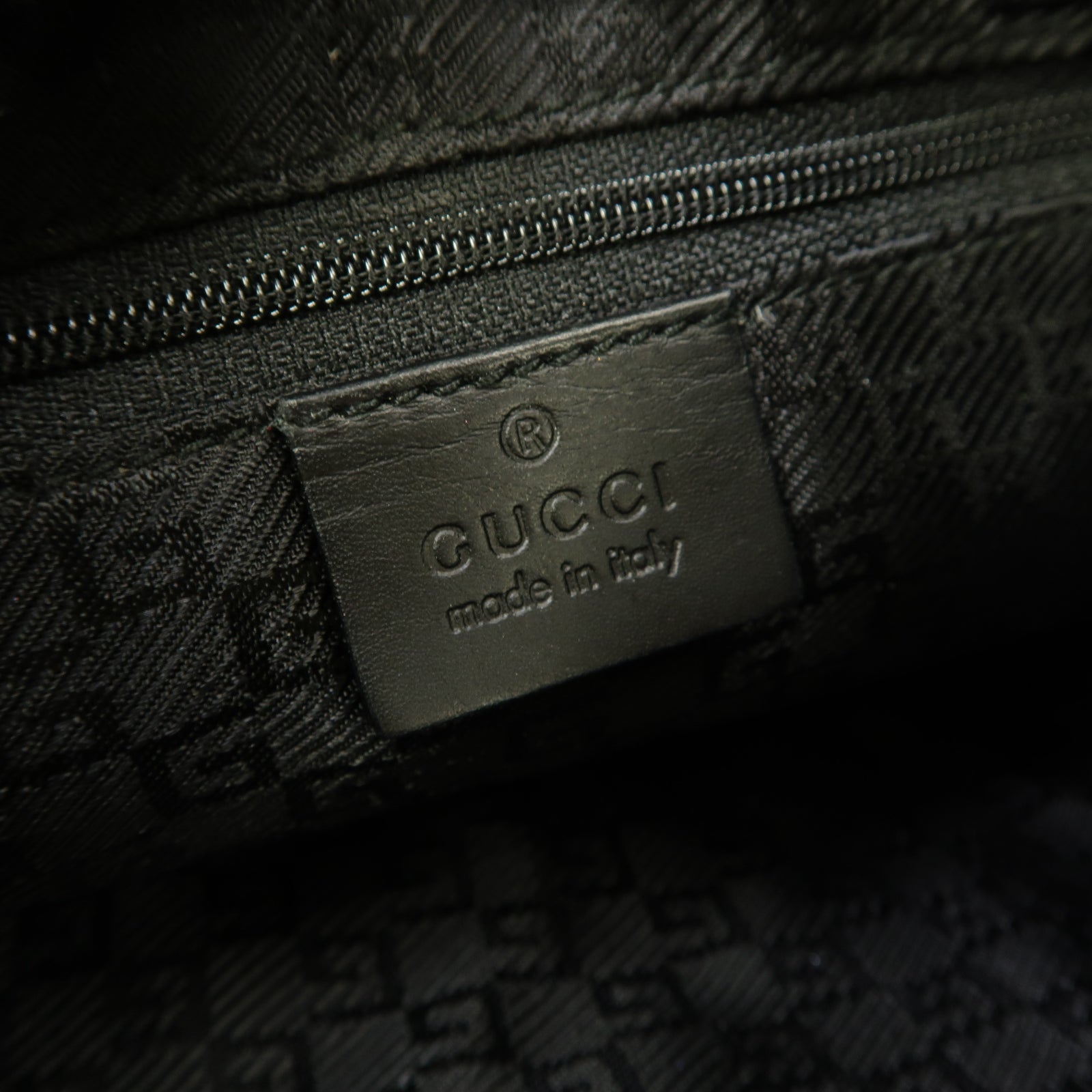 GUCCI 【激減優惠】麂皮皮革/皮革Shoulder Bag金扣肩背袋黑色