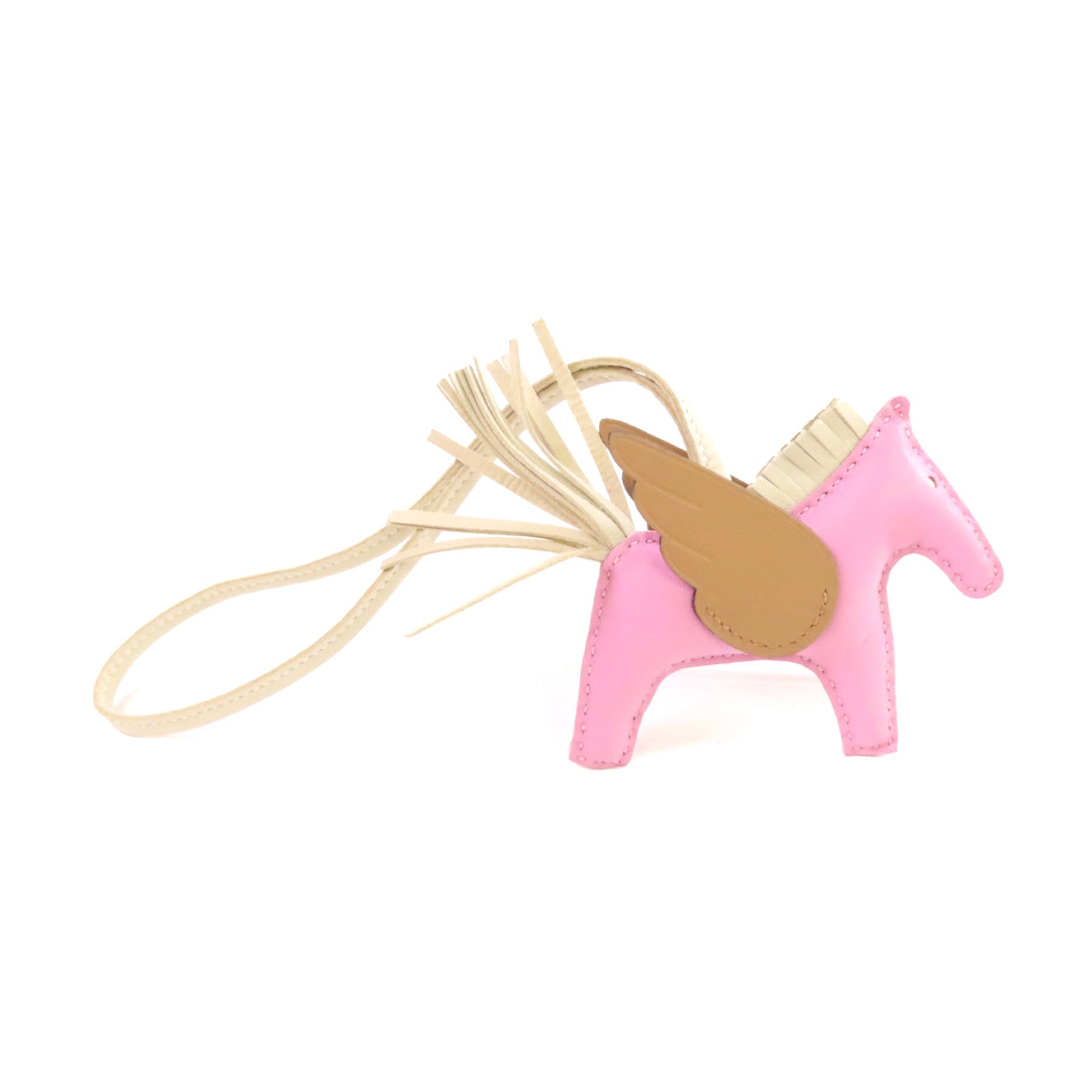 HERMES Swift皮革Rodeo Pegase Charm掛飾X9 Mauve Sylvestre/錦葵紫色