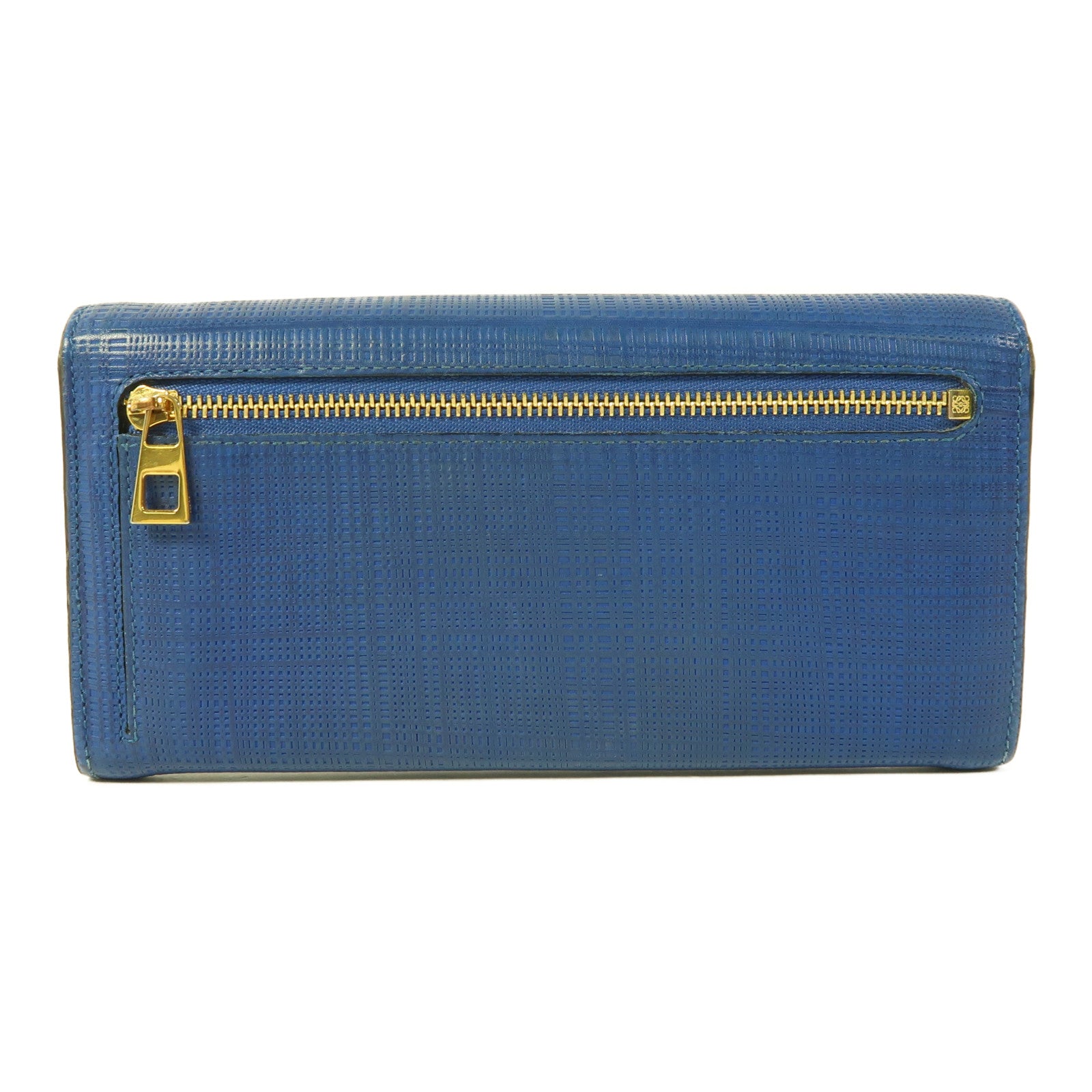 LOEWE 牛皮皮革Long Wallet金扣長錢包