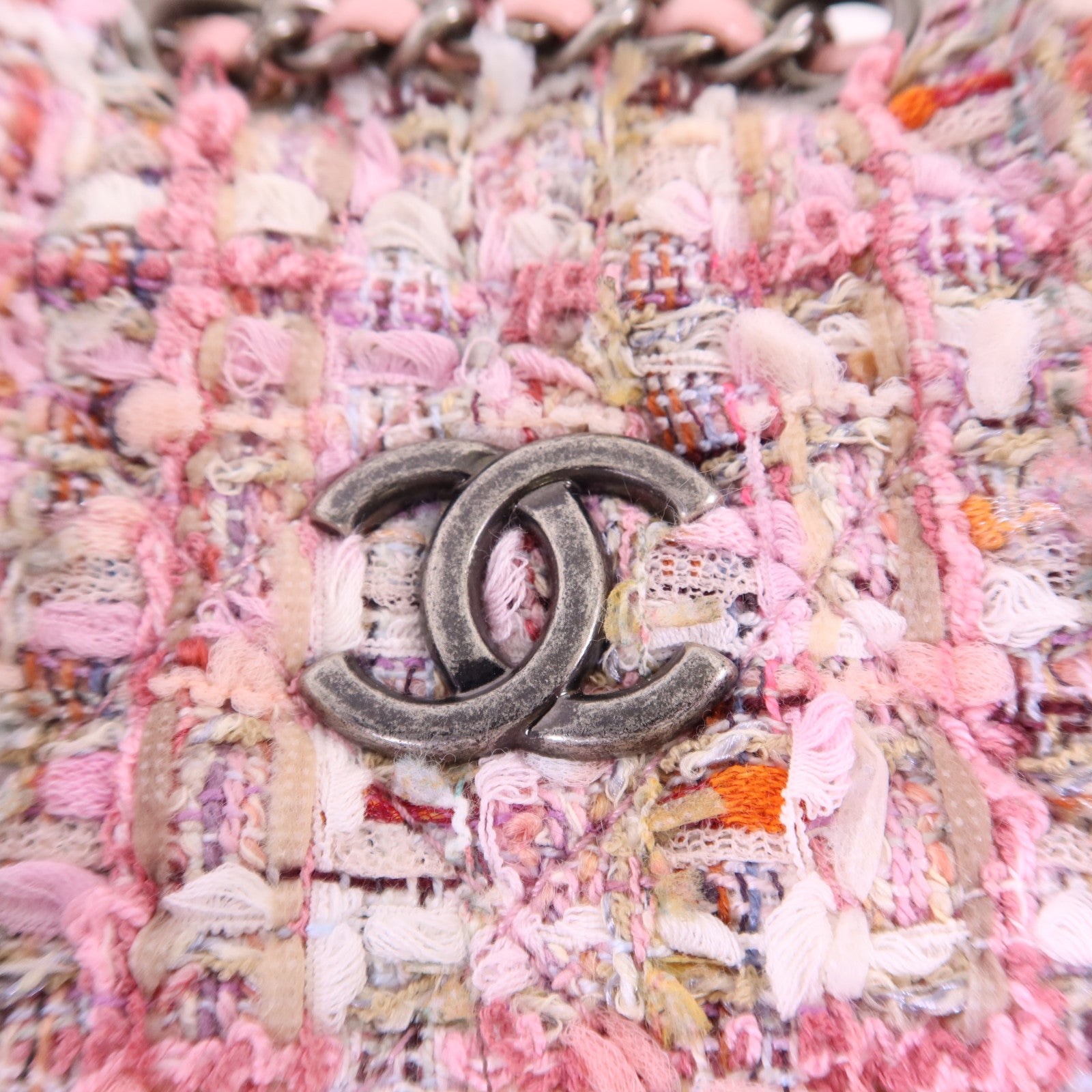 CHANEL 斜紋軟呢Gabrielle Backpack背包
