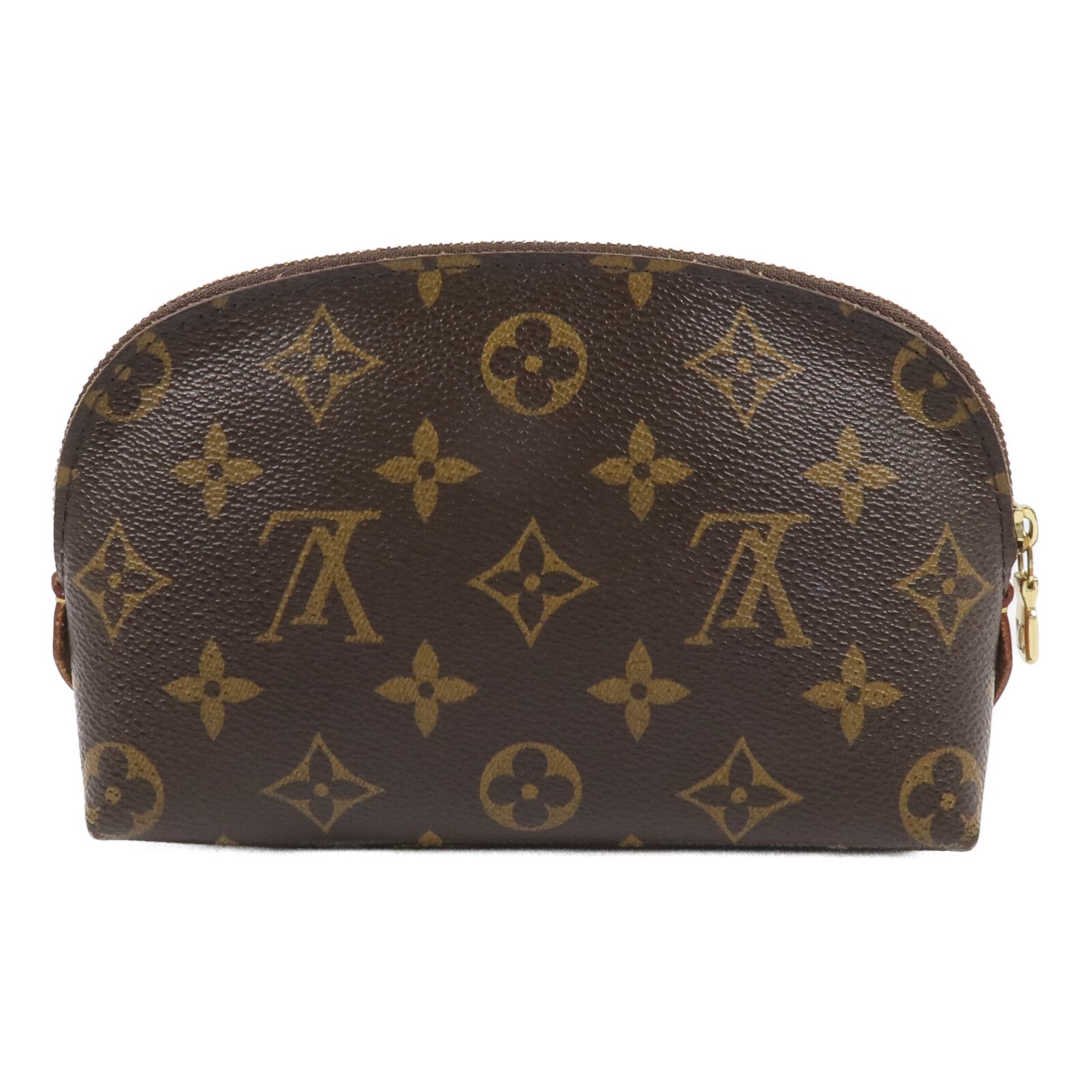 LOUIS VUITTON Monogram Cosmetic Pouch手拿包棕色