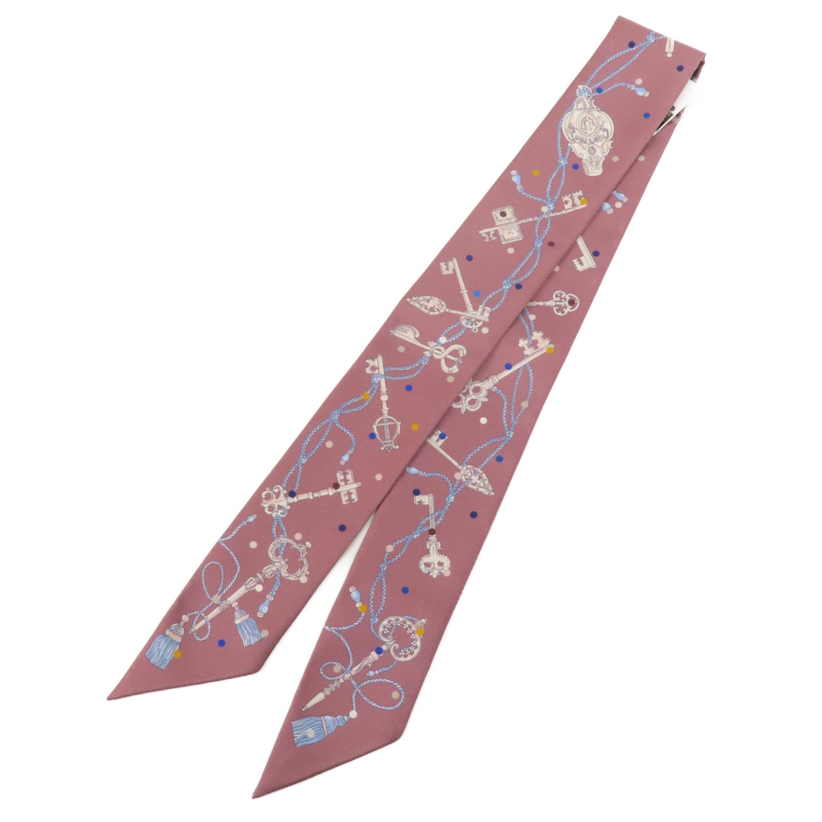 HERMES 【激減優惠】絲質Twilly絲巾