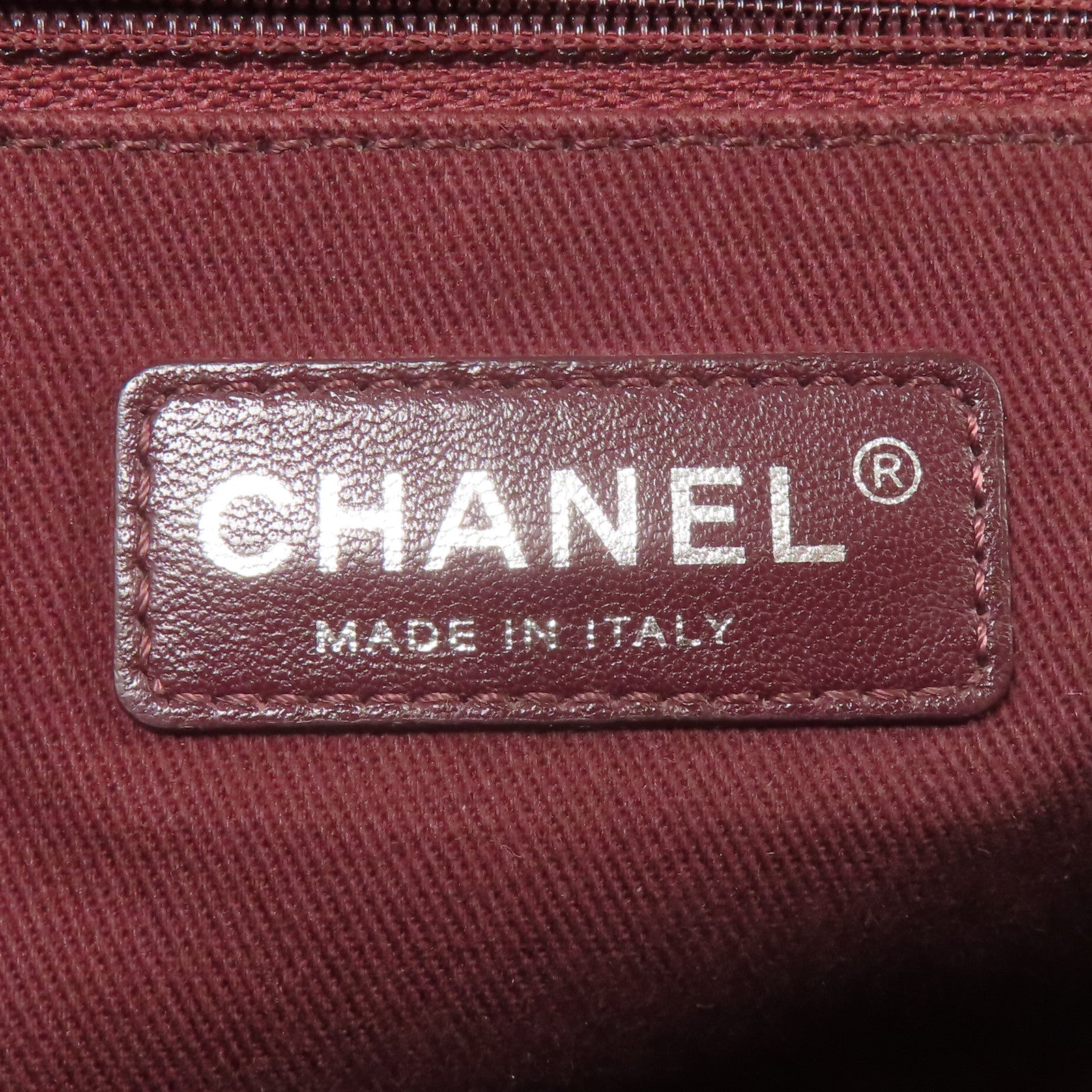 CHANEL 羊皮皮革Shoulder Bag銀扣鏈帶肩背袋
