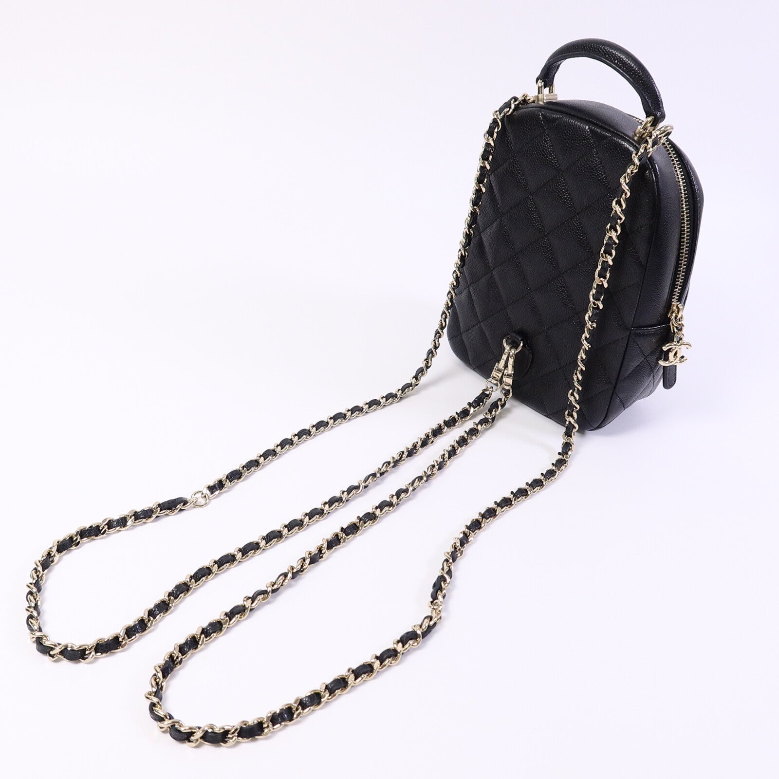 CHANEL 牛皮皮革Mini Backpack背包