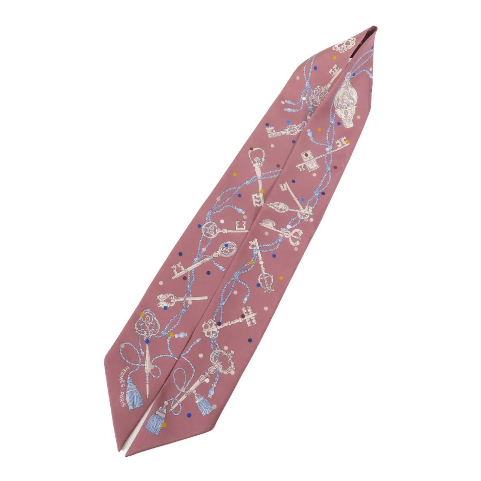 HERMES 【激減優惠】絲質Twilly絲巾