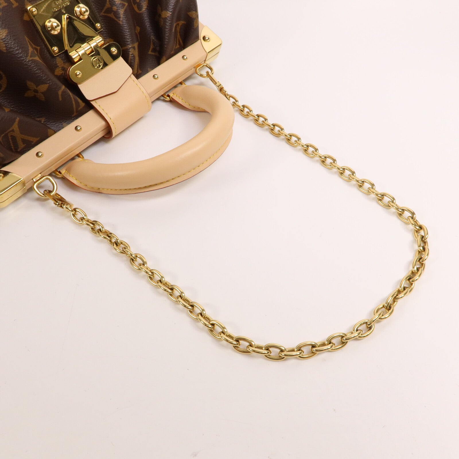 LOUIS VUITTON Monogram Clutch鏈帶手挽肩背兩用袋