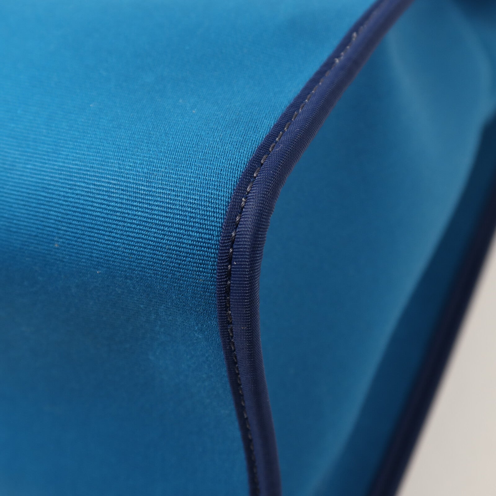HERMES 帆布Herbag MM銀扣手挽肩背兩用袋Blue Izmir