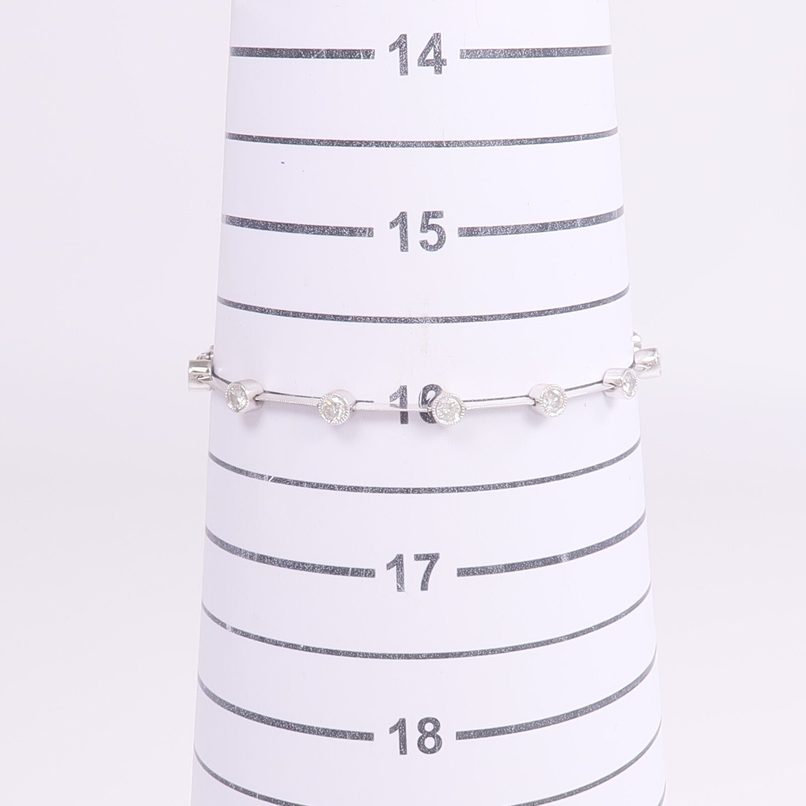 JEWELRY 18K白金Diamond Bracelet鑽石手鏈