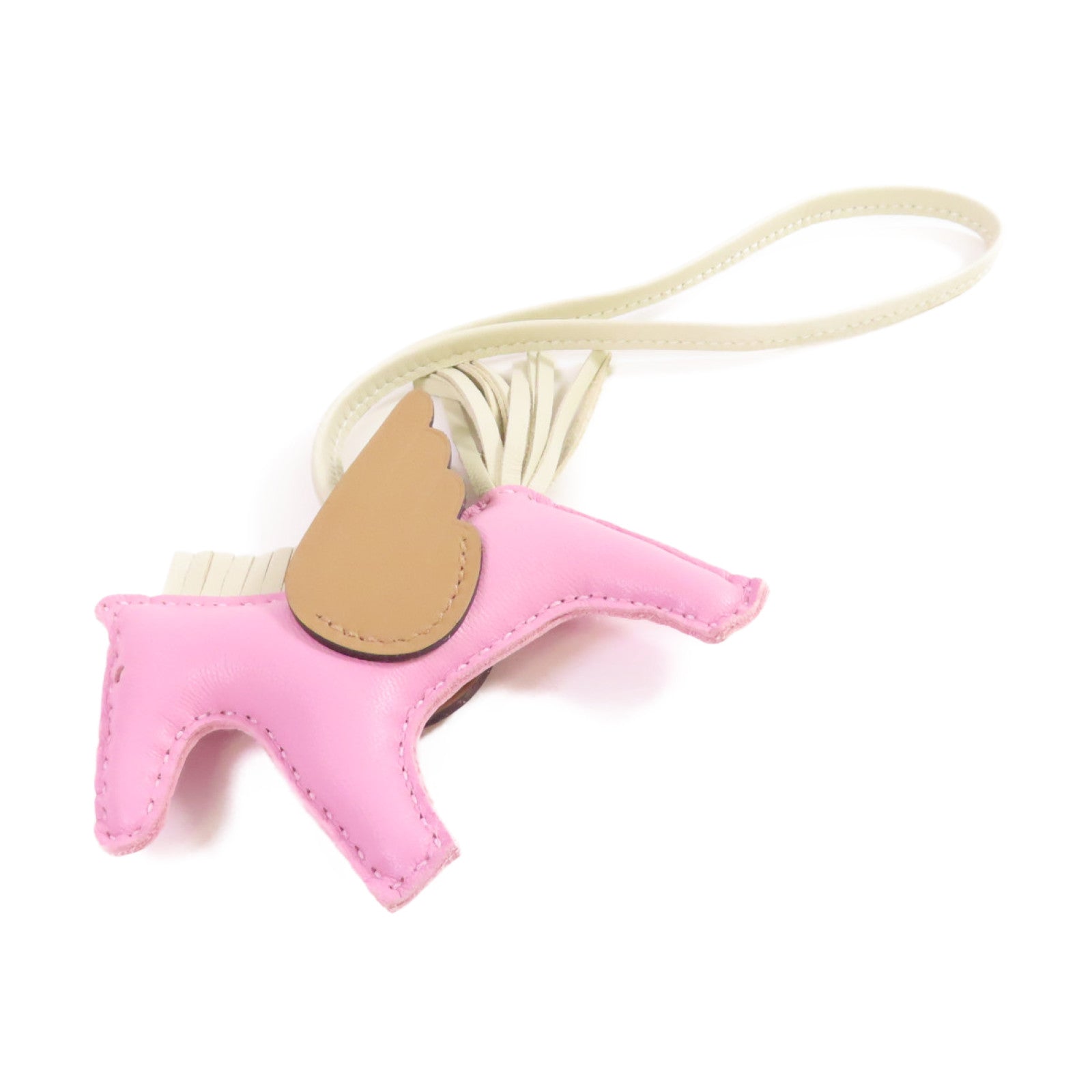 HERMES Swift皮革Rodeo Pegase Charm掛飾X9 Mauve Sylvestre/錦葵紫色