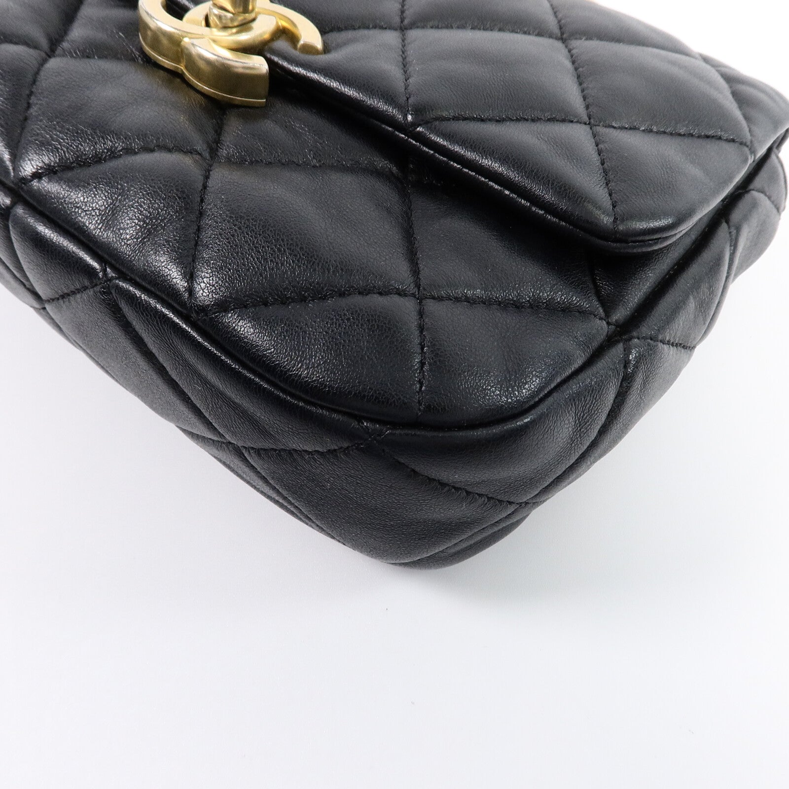 CHANEL 羊皮皮革Chain Shoulder Bag鏈帶肩背袋