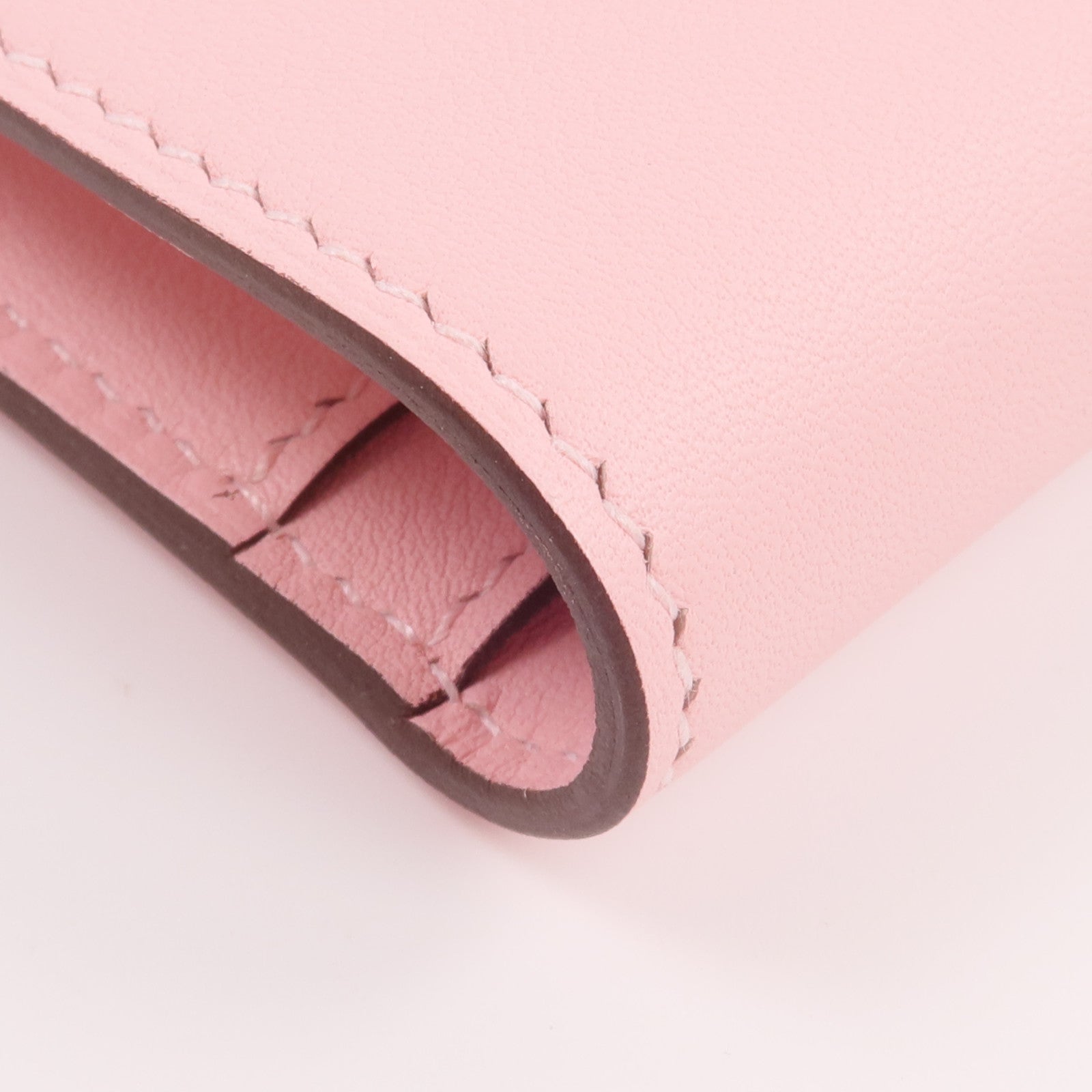 HERMES Swift皮革Dogon GM長錢包Rose Sakura