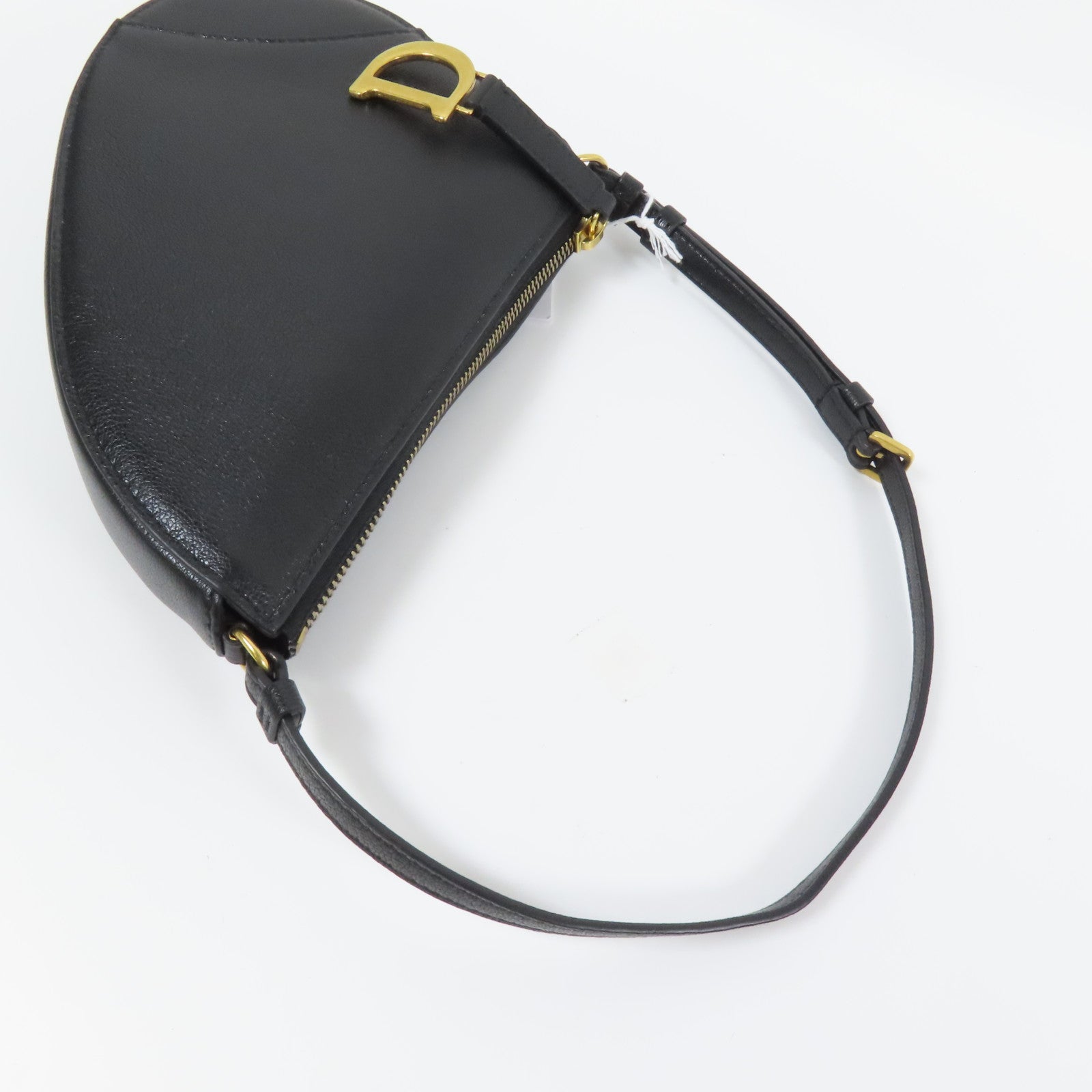 Dior 【激減優惠】山羊皮皮革Saddle Rodeo Poach金扣肩背袋