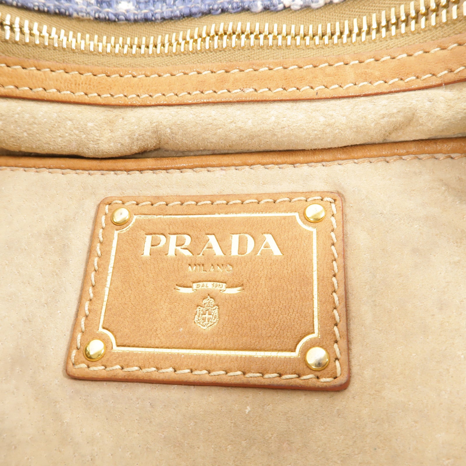 PRADA Tweed Shoulder Bag肩背袋