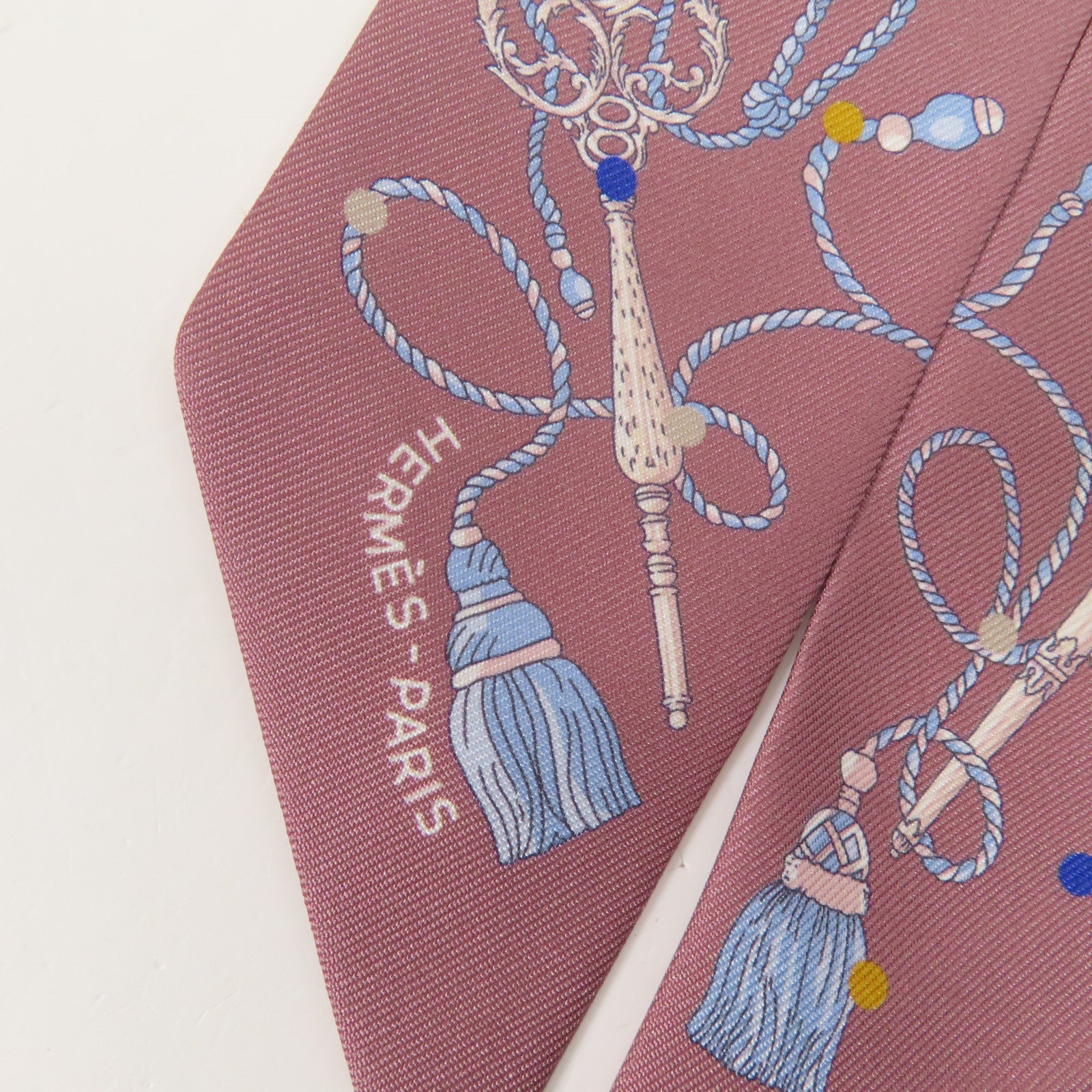 HERMES 絲質Twilly絲巾