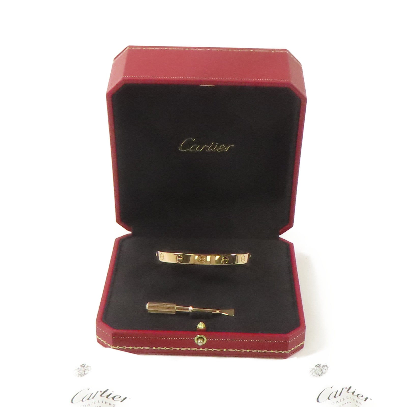 CARTIER 18K玫瑰金Love Bracelet手鐲