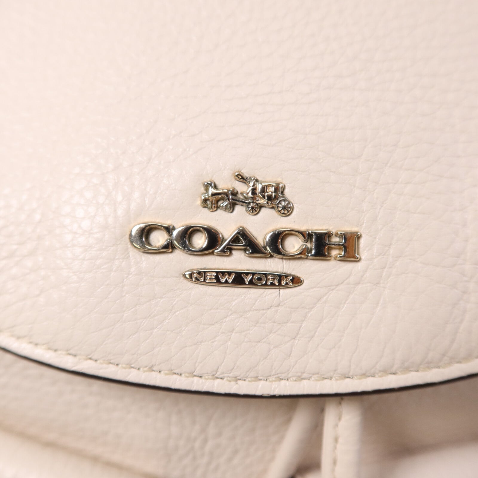 COACH 【激減優惠】牛皮皮革Backpack金扣背包