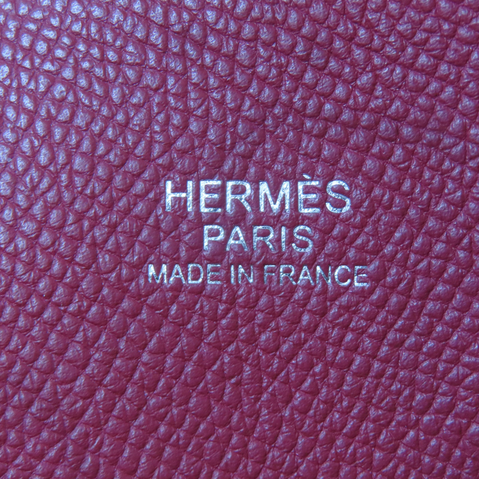 HERMES 【激減優惠】Epsom皮革Bolide Relax 35銀扣手挽袋Rouge Grenat紅色