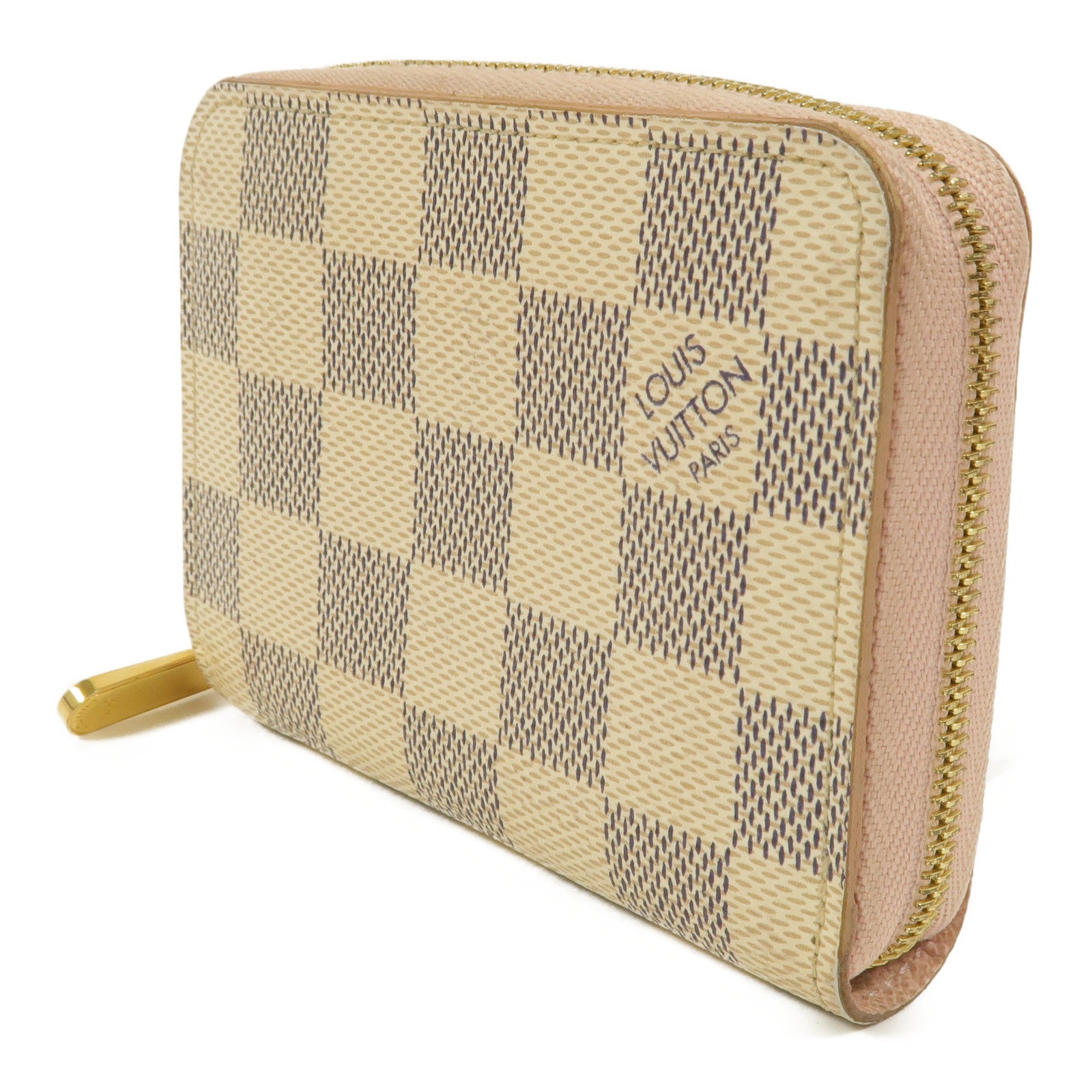 LOUIS VUITTON Damier Azur Zippy Coin Purse零錢包
