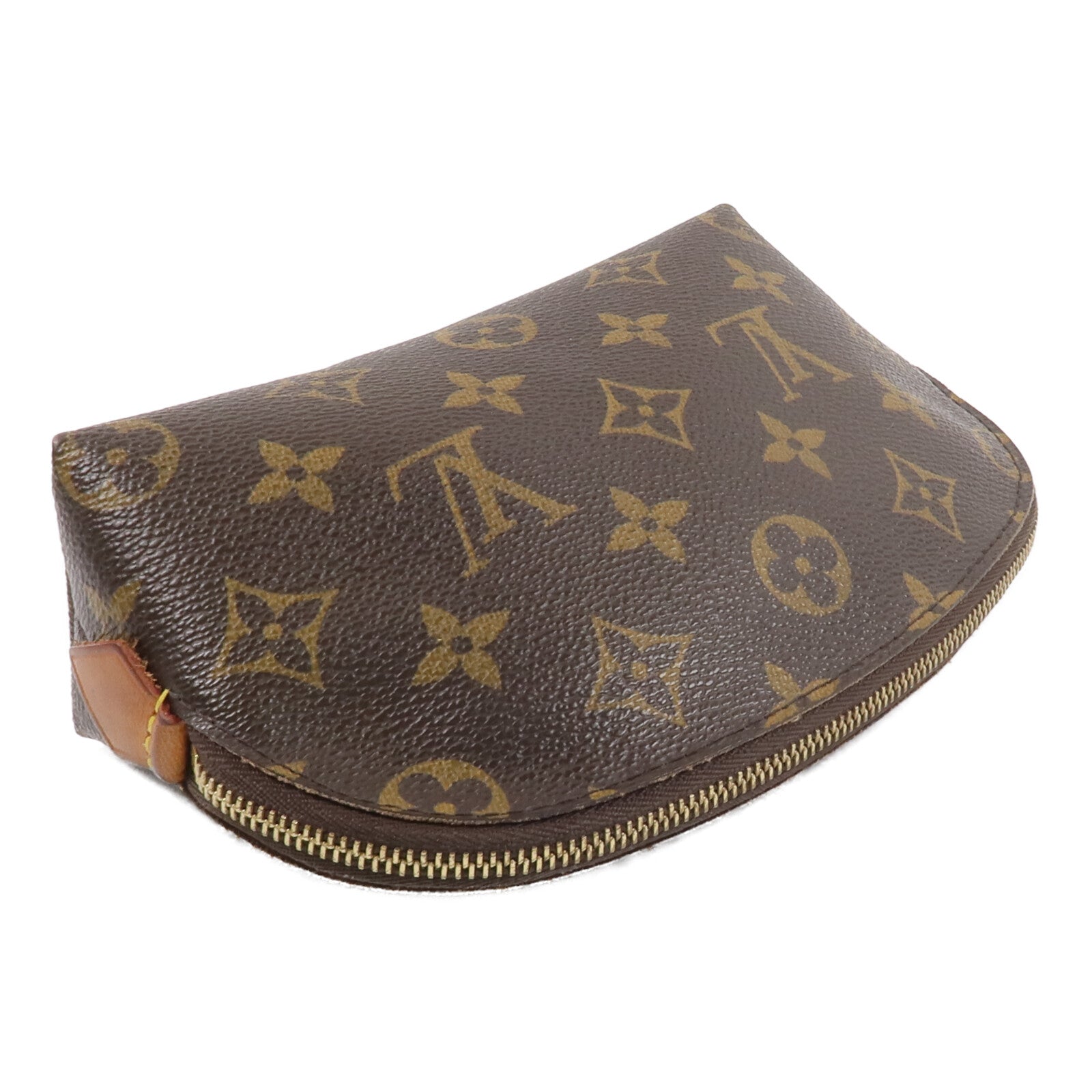 LOUIS VUITTON Monogram Cosmetic Pouch手拿包棕色