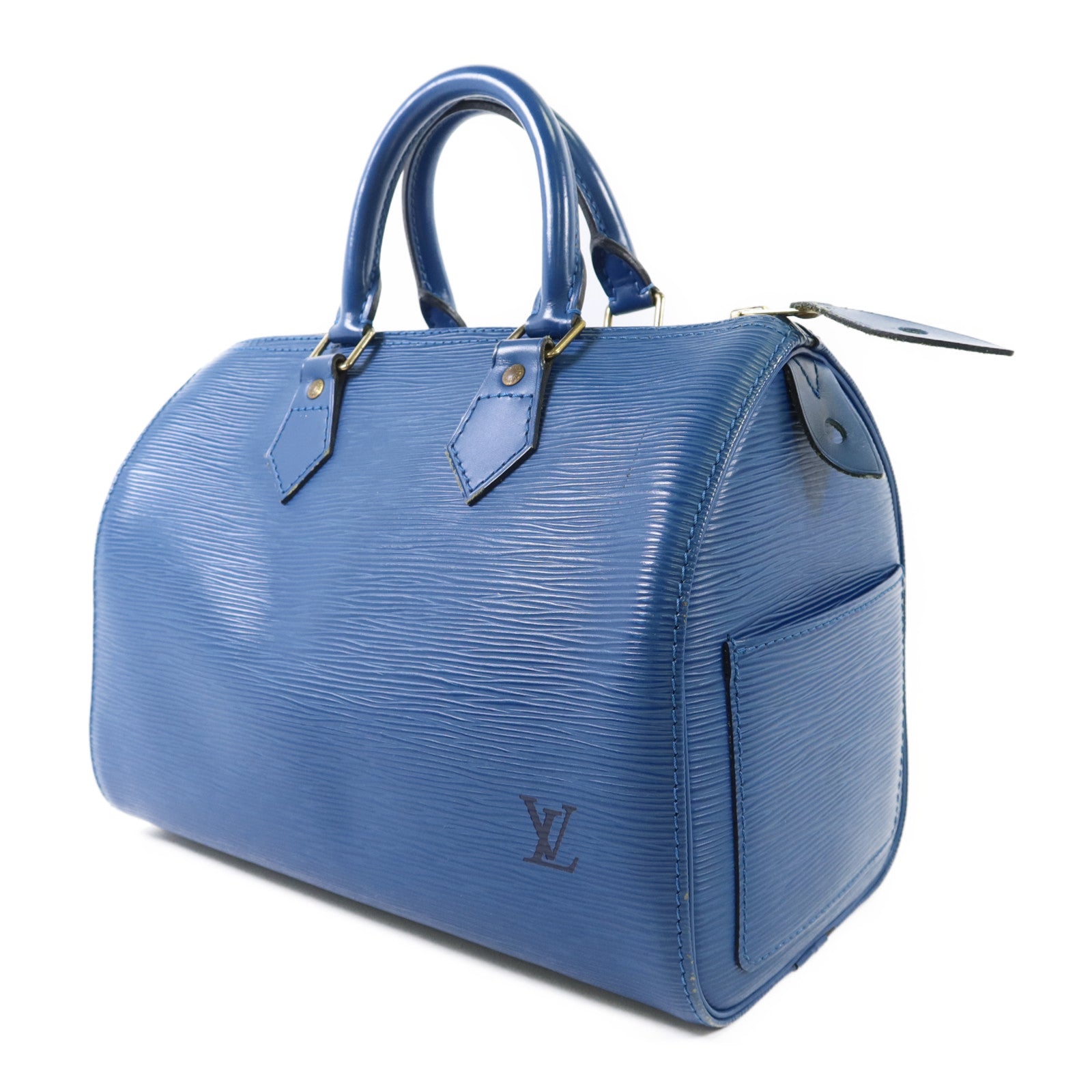 LOUIS VUITTON Epi Speedy 25金扣手挽袋